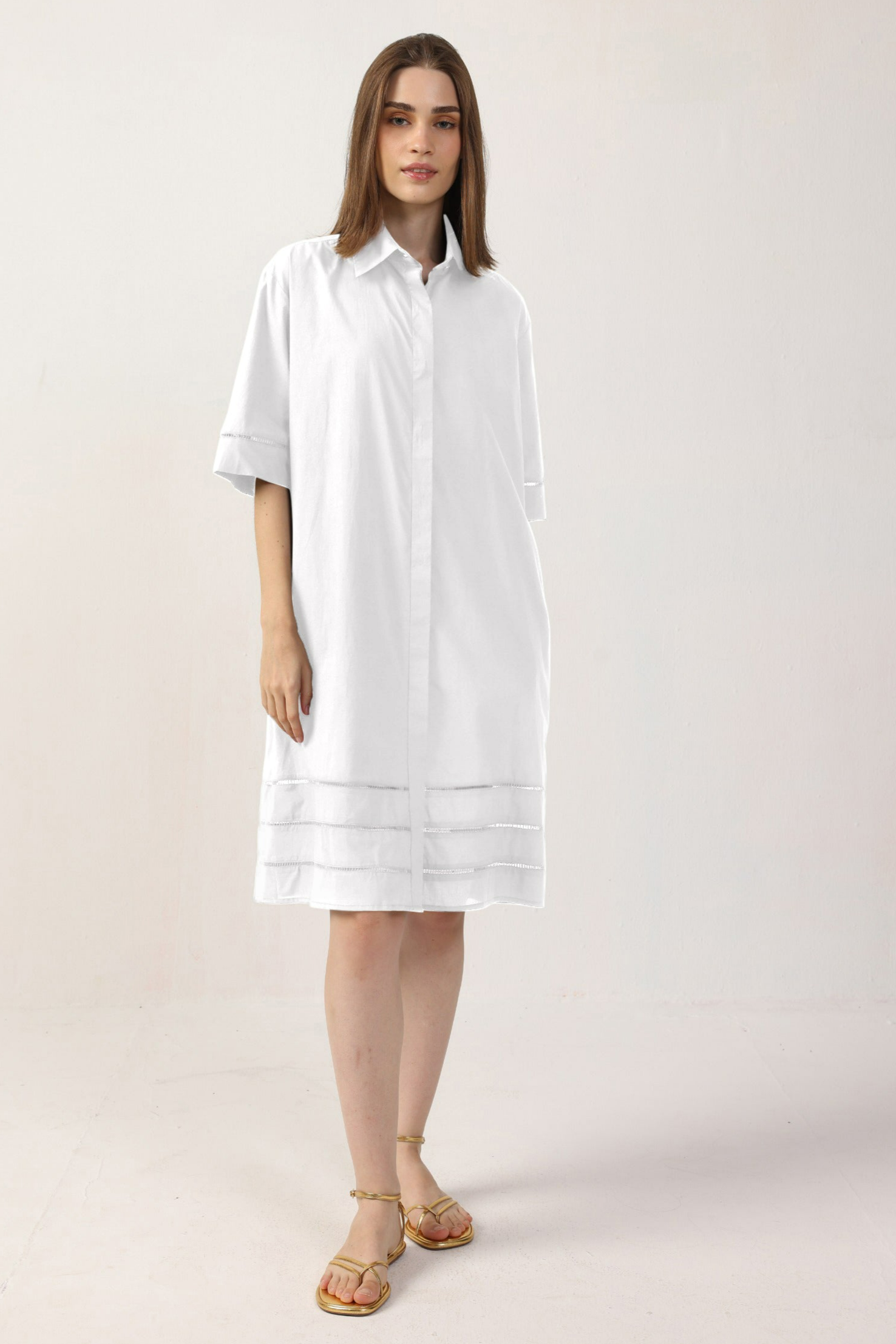 Neu Nomads Damen vegan Kleid Lila WeiÃŸ