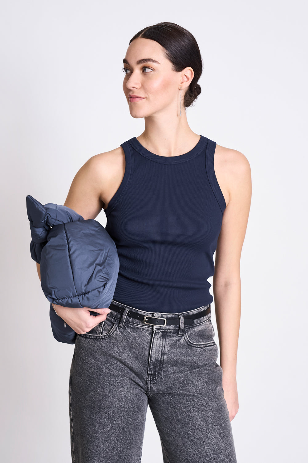 Image of JAN 'N JUNE dames vegan Tanktop Porto Long Nightfall Blue