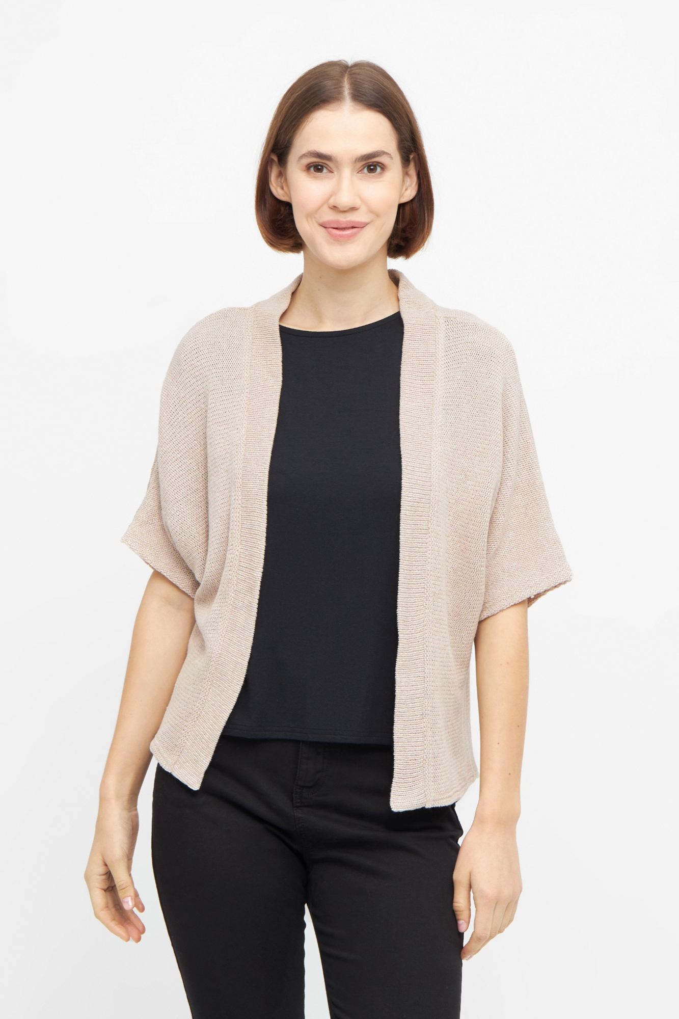 Widda Damen vegan Strickjacke Cozy Beige