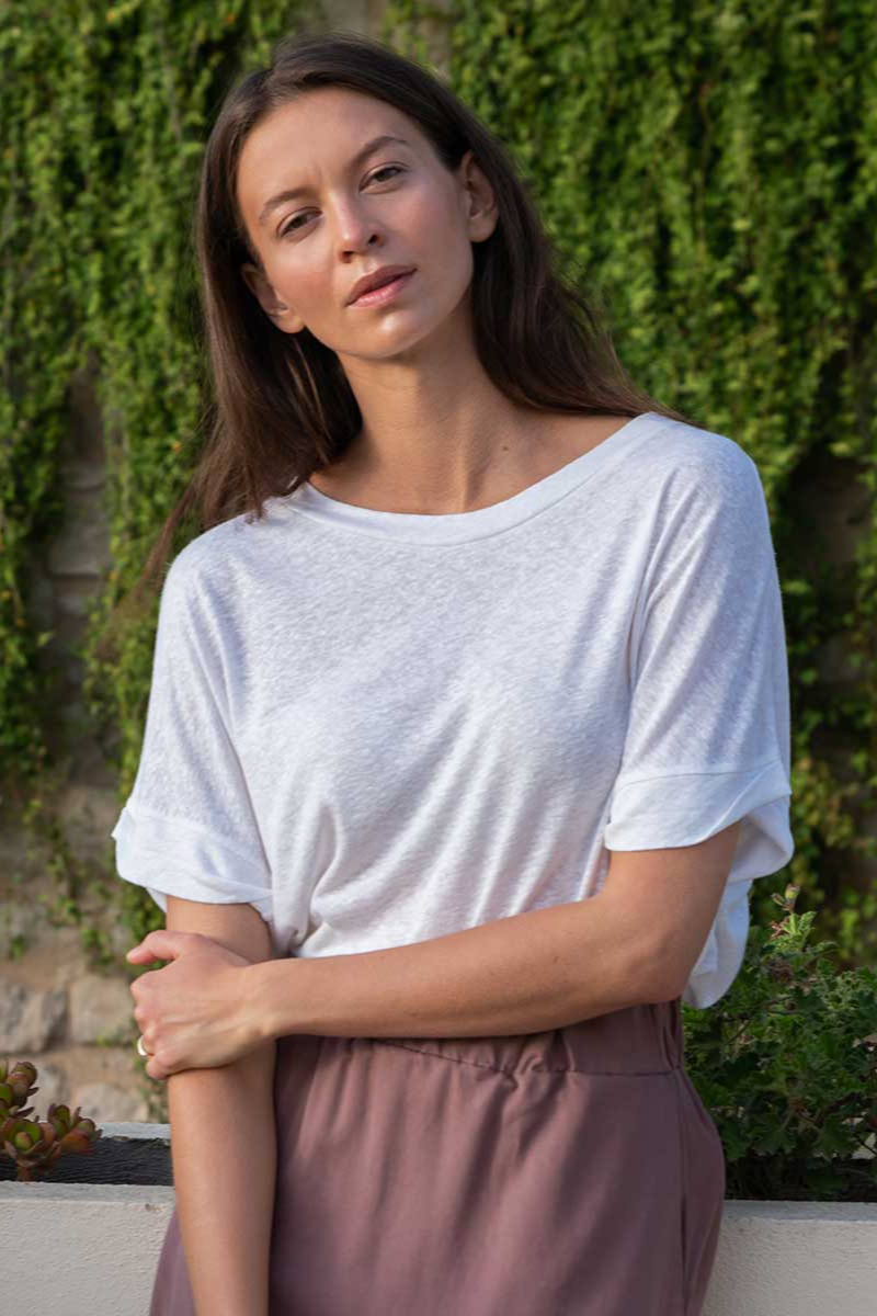 Image of Widda dames vegan T-Shirt Lari Off White