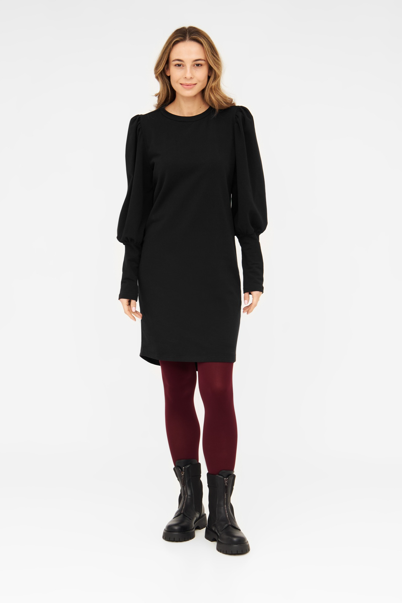 Image of Widda dames vegan Jurk Koile Zwart
