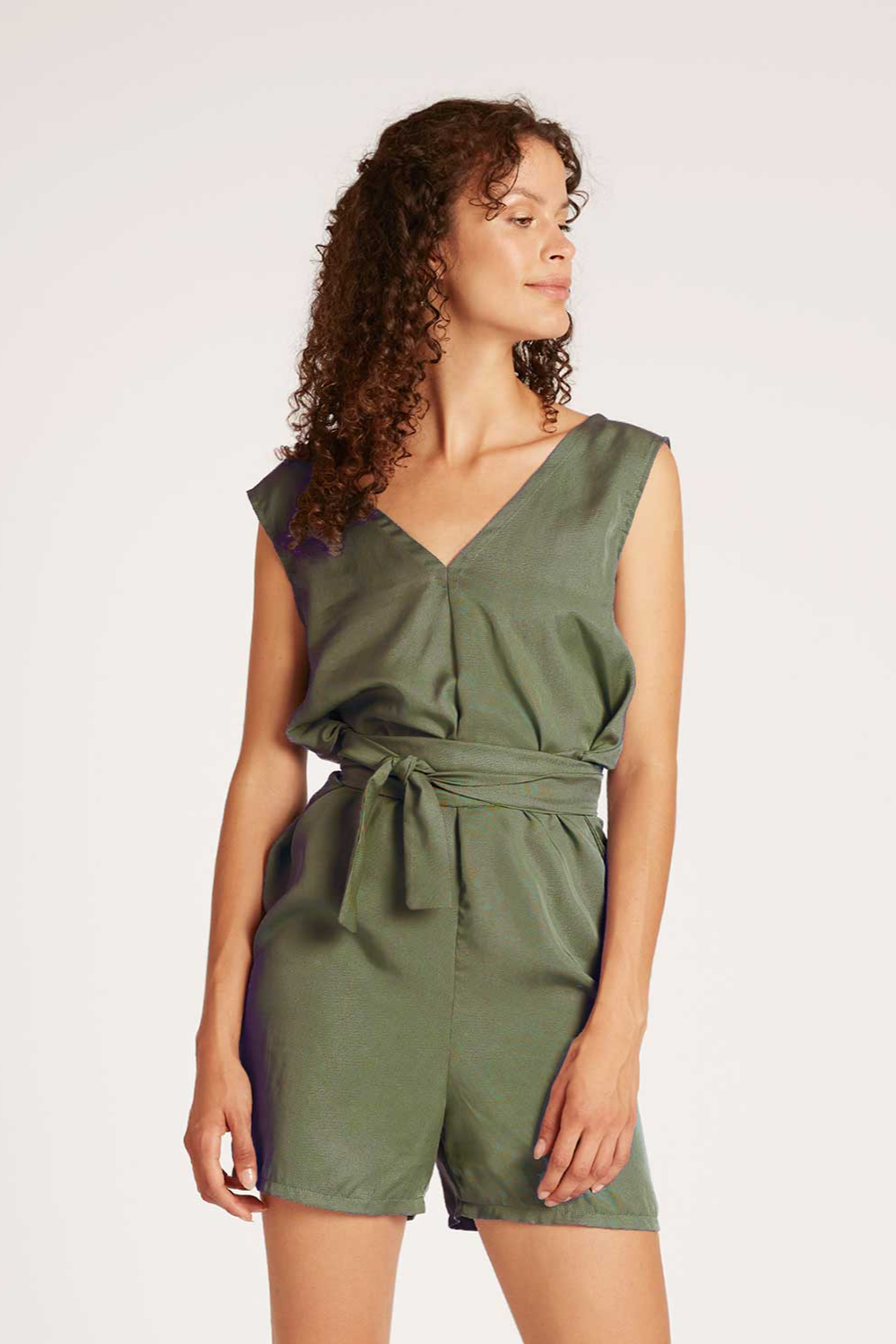 Widda Damen vegan Strampelanzug Enibo Olive