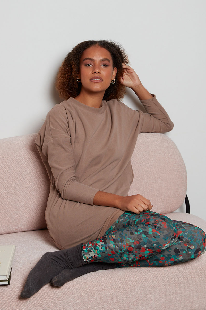 Widda Damen vegan Pullover Kula Beige