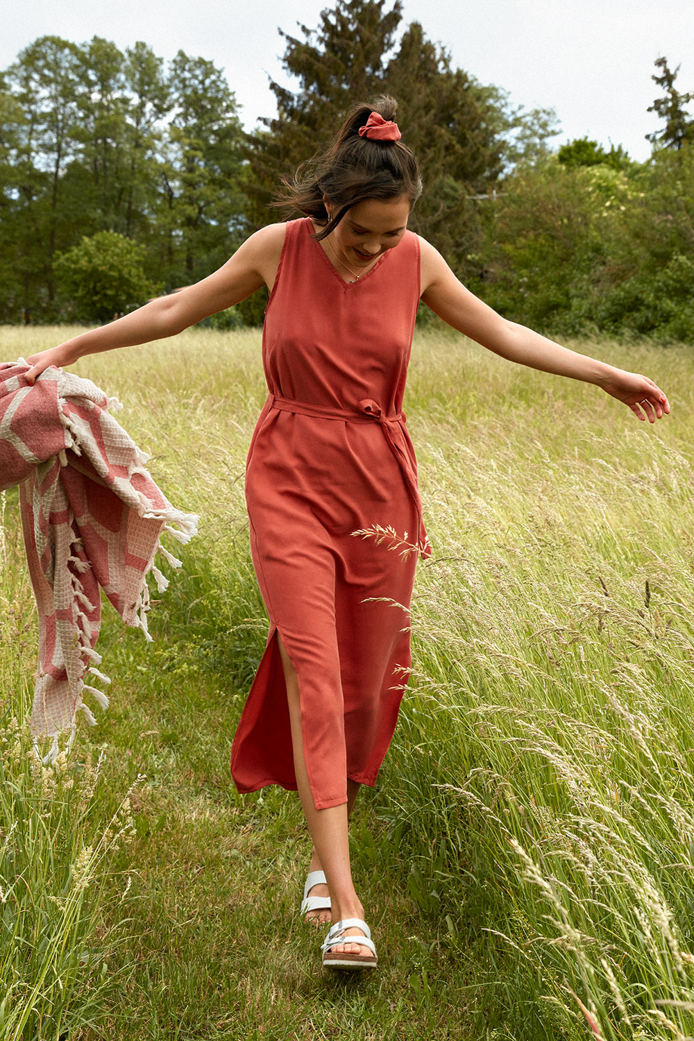 Widda Damen vegan Kleid Vani Terra