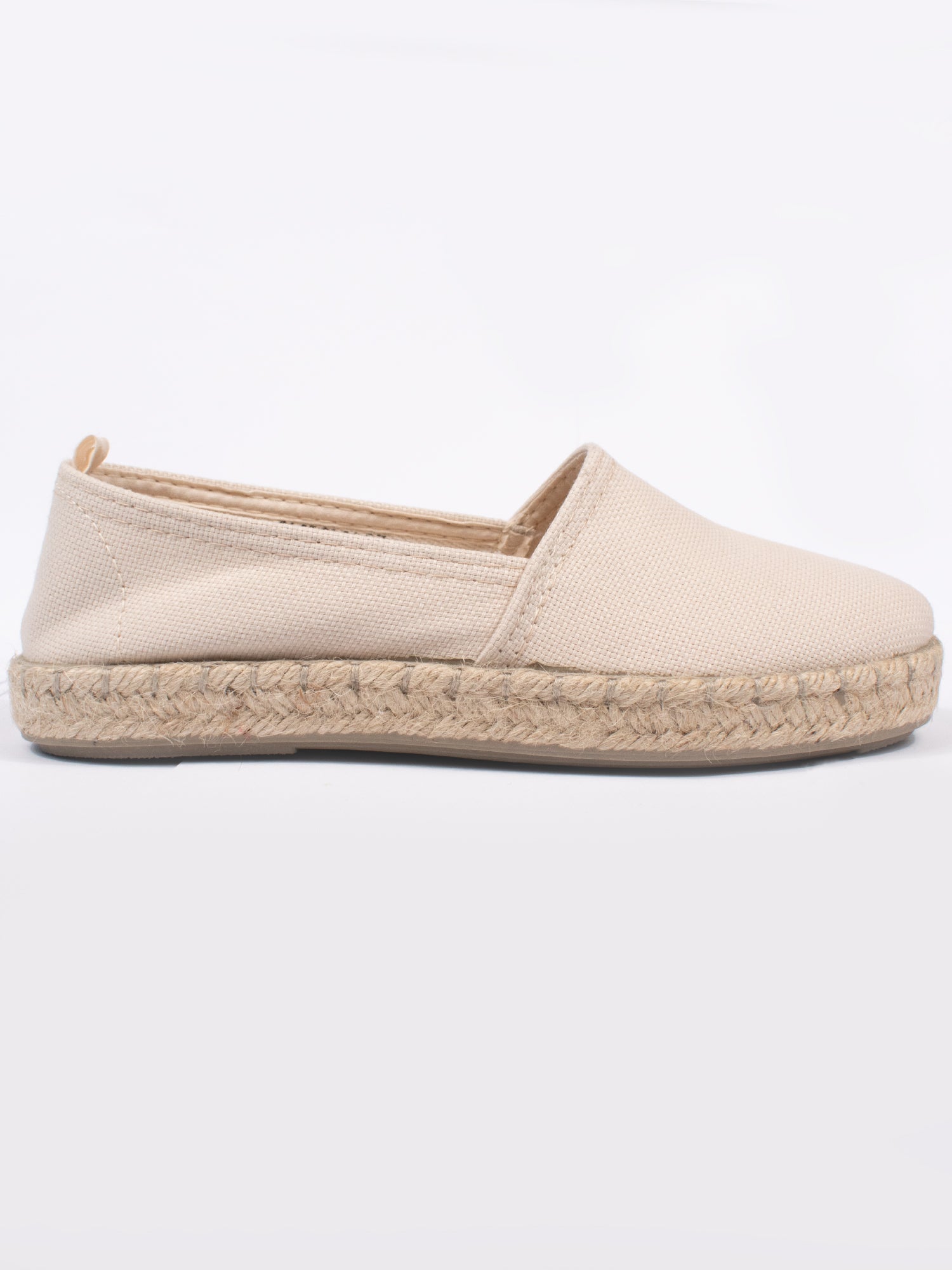 Will's Vegan Store womens vegan Loafers Espadrille Beige Canvas