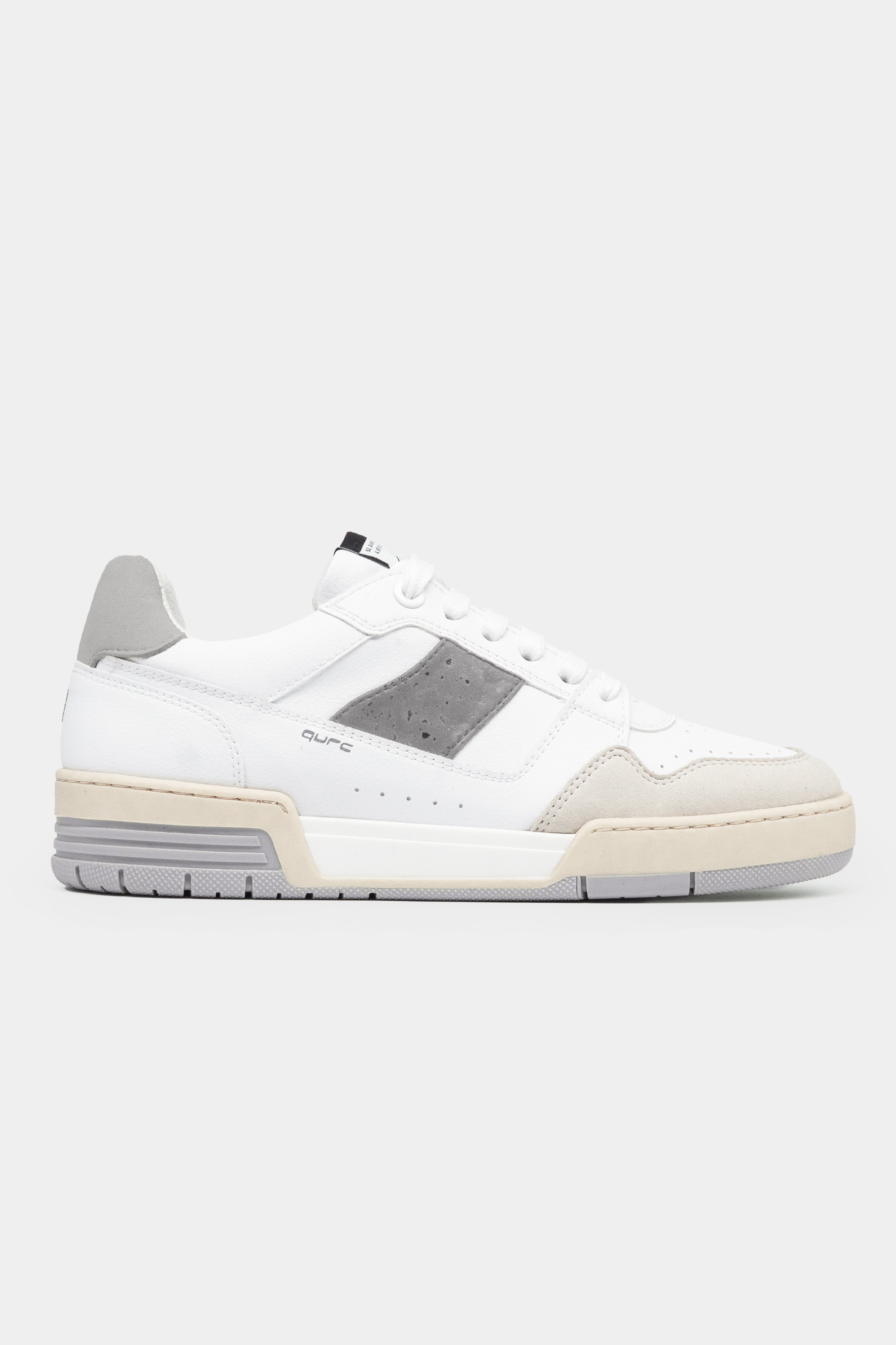 Image of QURC mannen vegan Sneakers Heritage Storm Wit Grijs