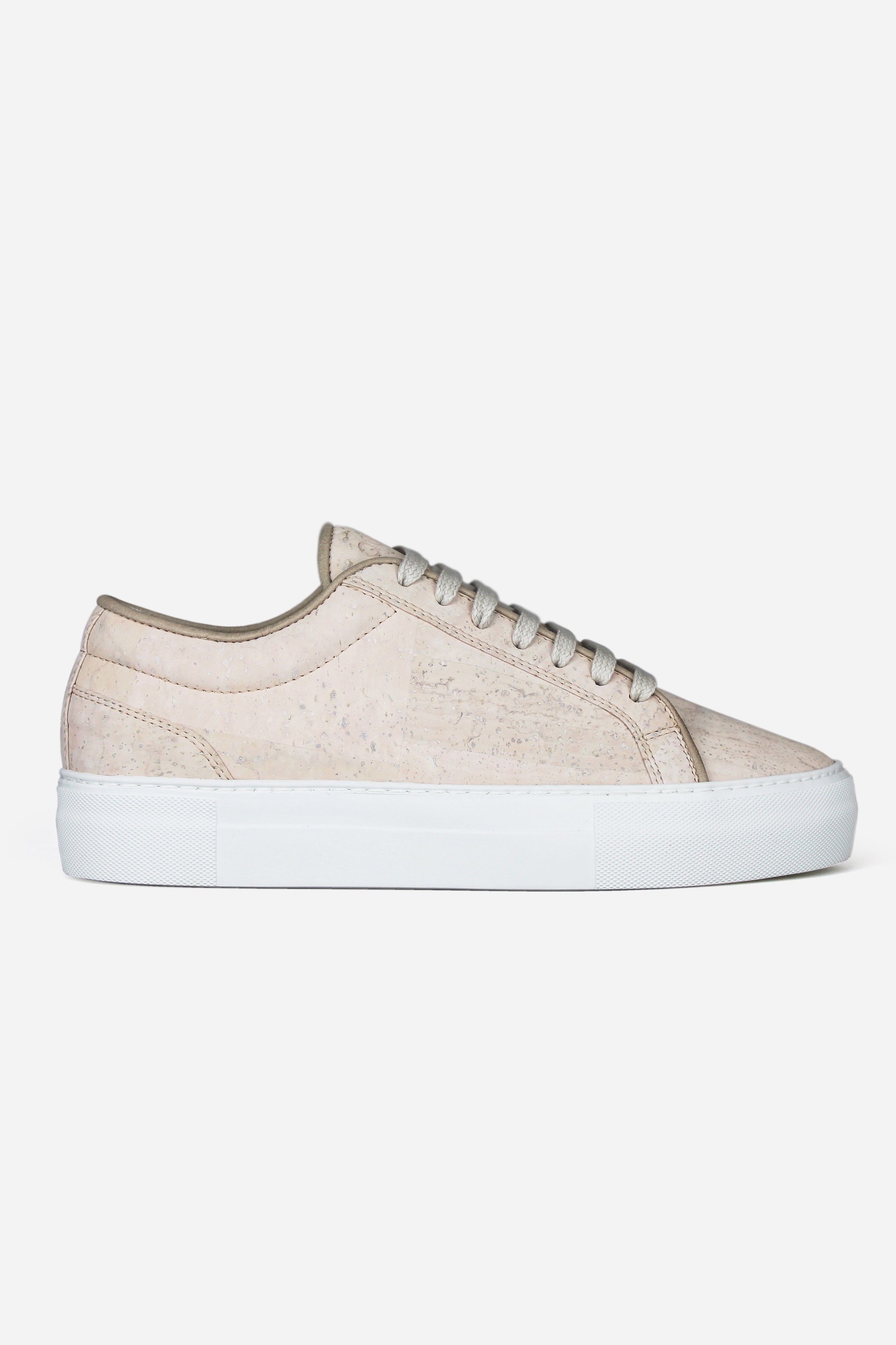 Image of QURC mannen vegan Sneakers Marble White Essential Crème