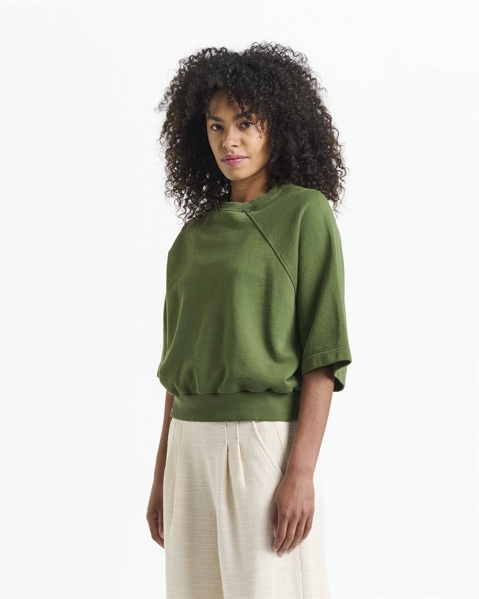 104418 - Damen vegan Sweatshirt Eef GrÃ¼n