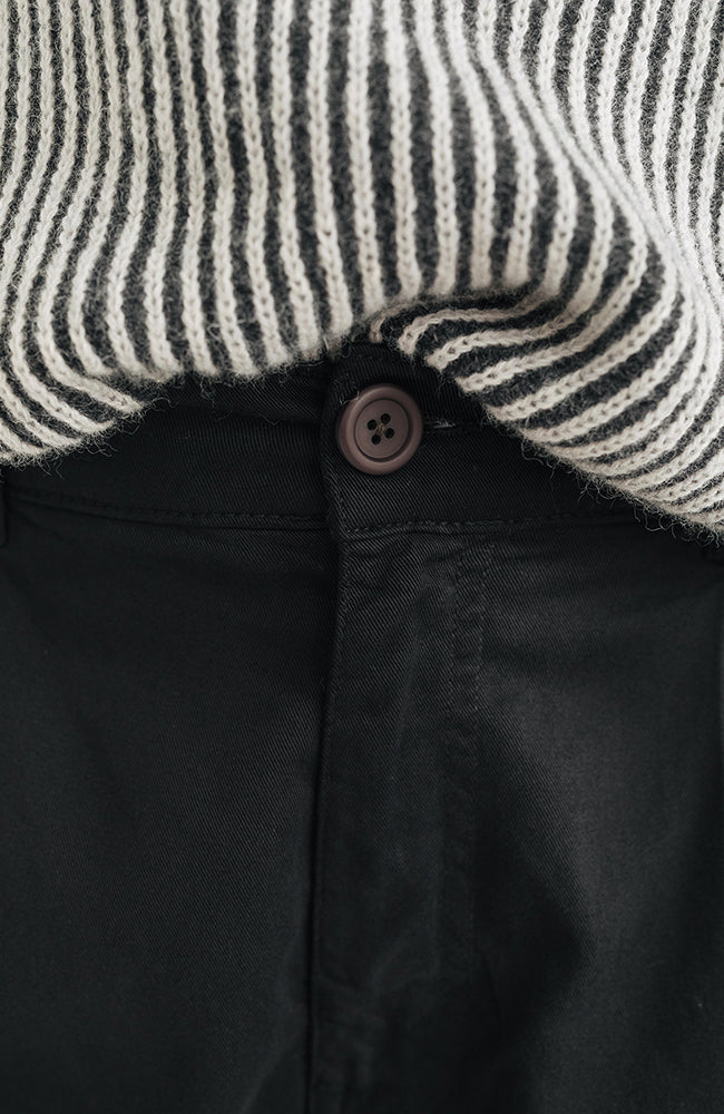 TWOTHIRDS Chino Pants Koserow Black