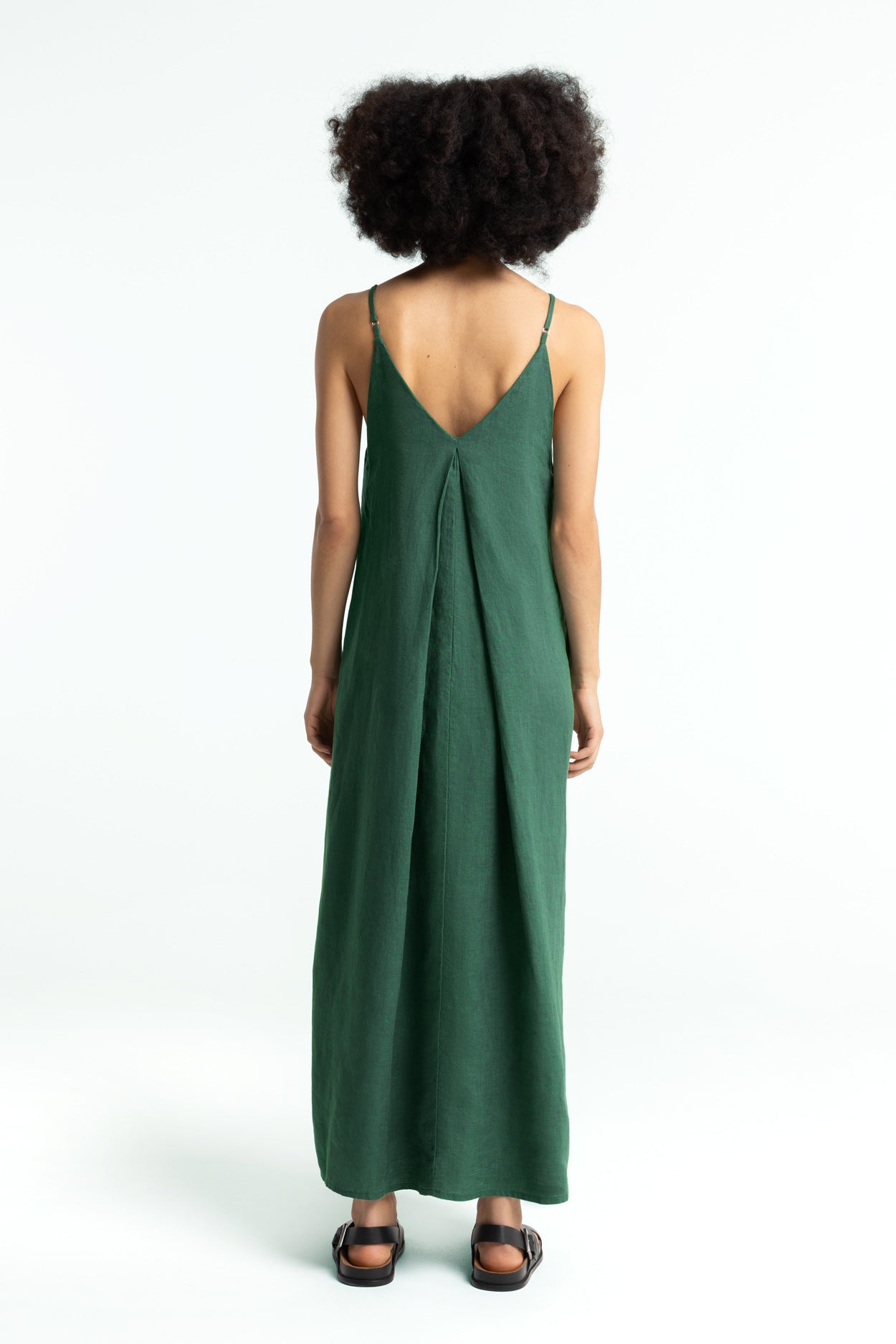 Kings Of Indigo Damen vegan Kleid Aubrey Bistro GrÃ¼n