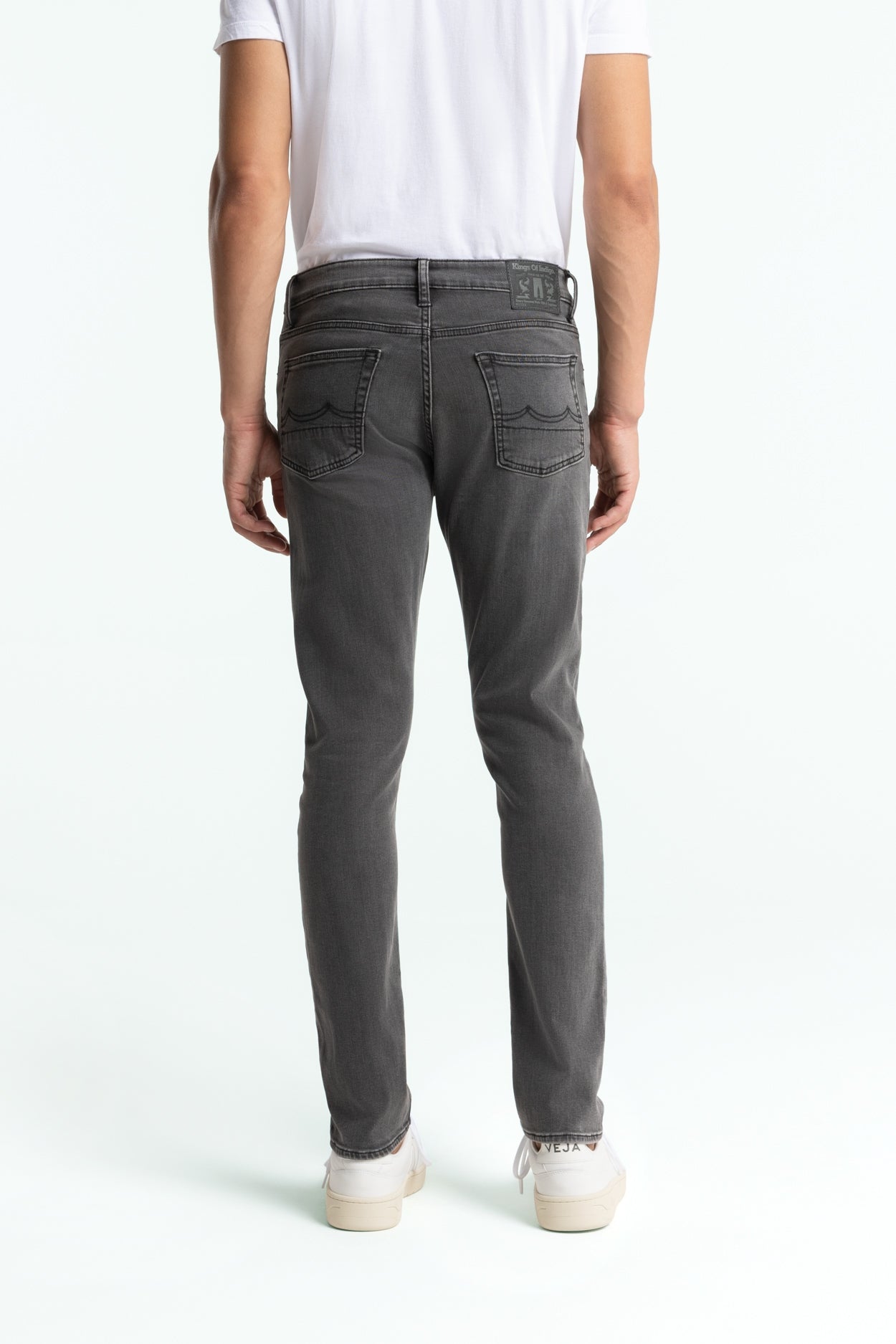 Kings of Indigo men vegan Jeans John Washed Grey