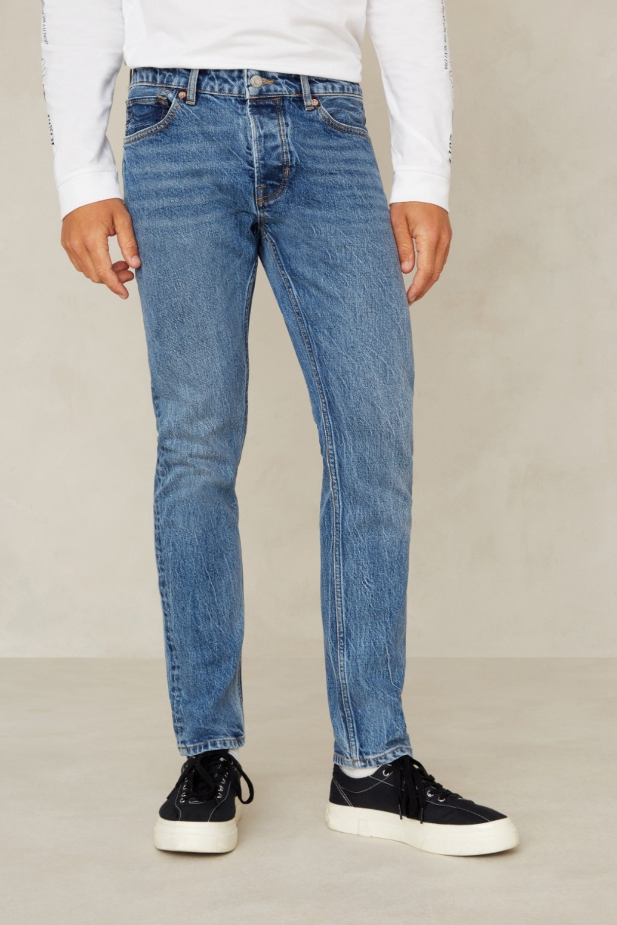 Kings Of Indigo Herren vegan Jeans John Xavier Light Used Blau
