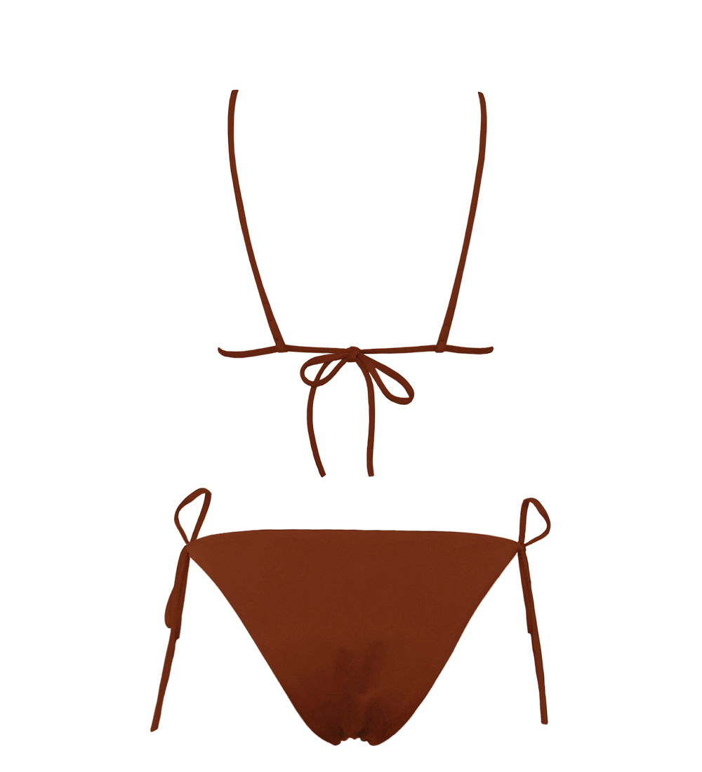 104623 - Damen vegan Bikini Set Olbia Triangle Rust
