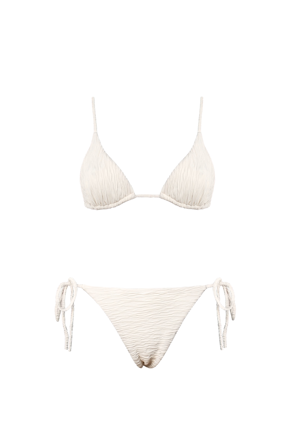 Image of Anekdot dames vegan Bikini Set Olbia Triangel Crème