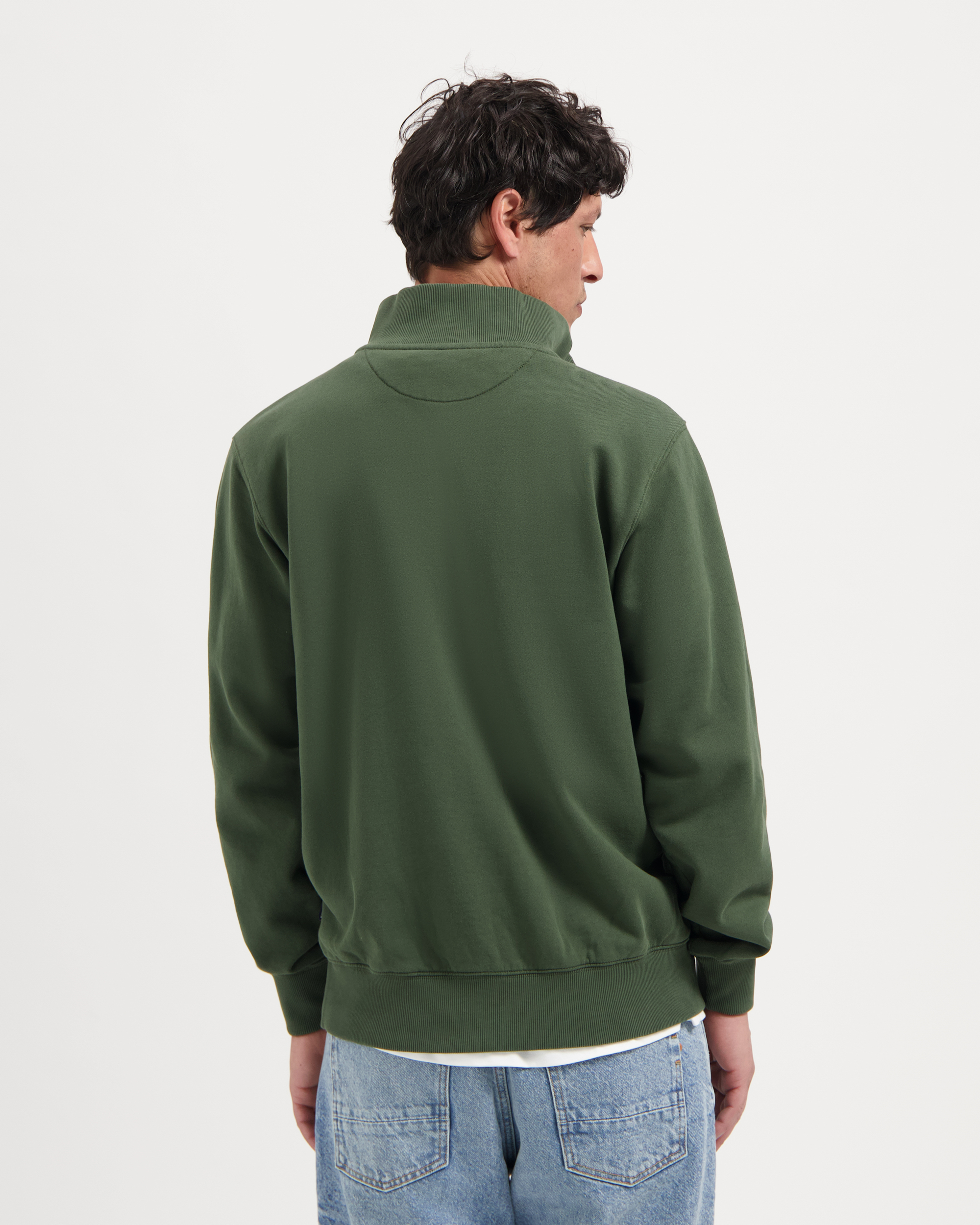 Kuyichi men vegan Zip Sweatshirt Vince Green