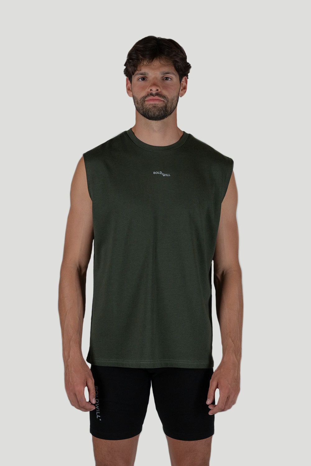 Boldwill men vegan Tank Top Green