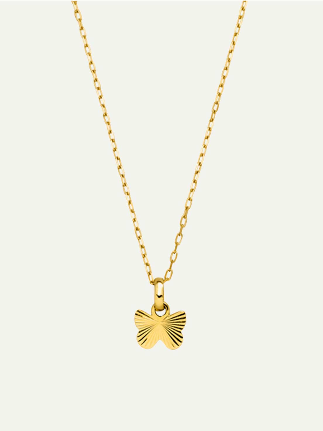 Dear Darling Berlin womens vegan Necklace Baby Butterfly 14k Real Gold