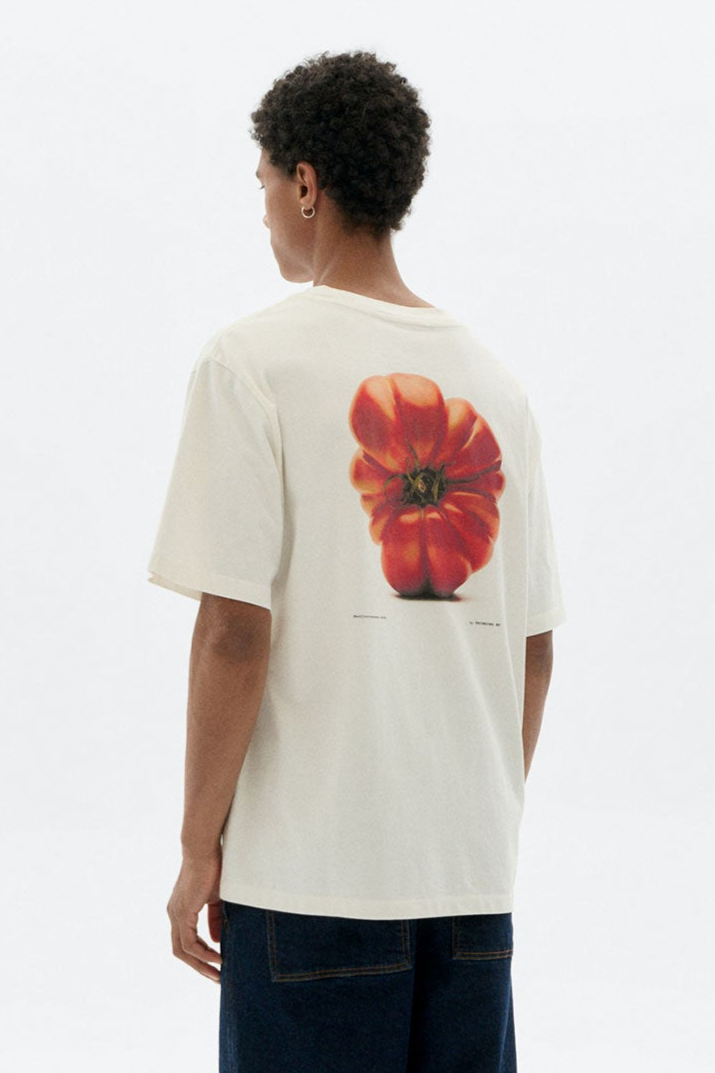 Thinking mu Herren vegan T-Shirt Oversized Eric Tomaquet WeiÃŸ
