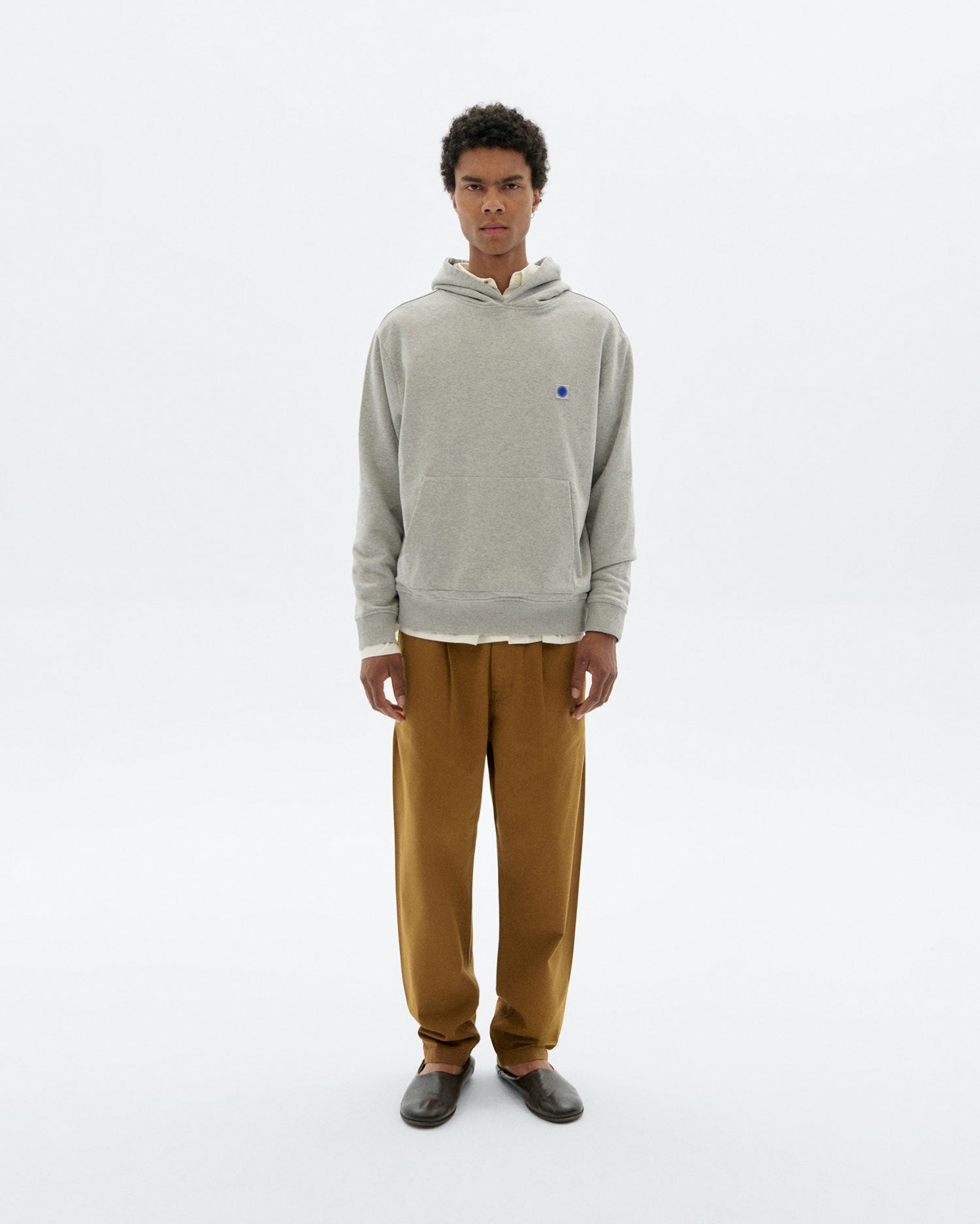 Thinking MU men vegan Pants Relaxed Pleated Wotan Brown