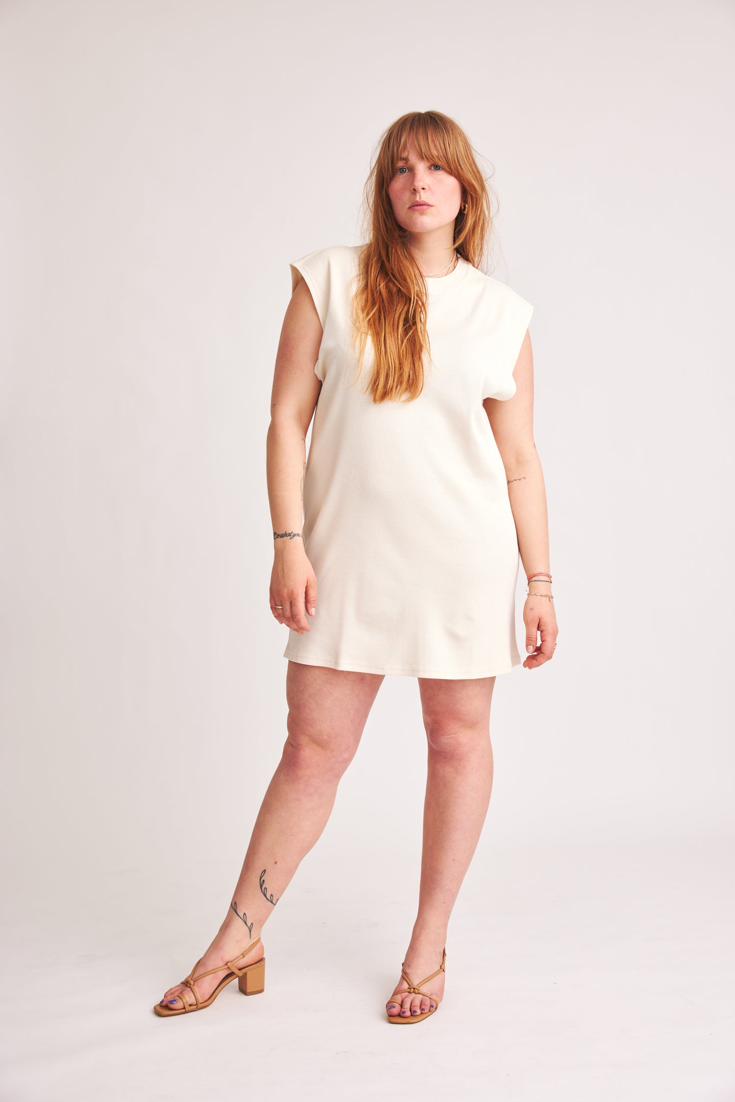 BaÃ¬ge the Label womens vegan Mini Dress Belinda Natural