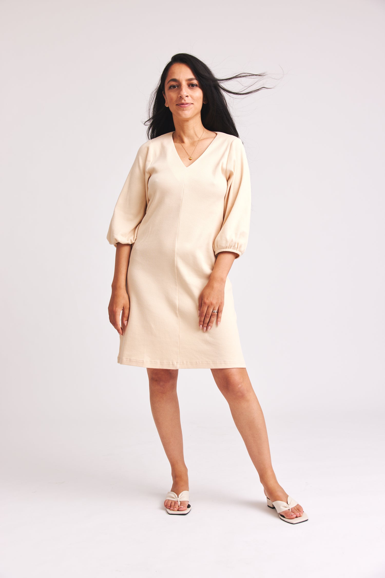 BaÃ¬ge the Label womens vegan Mini Dress Bruni Light Blush Pink