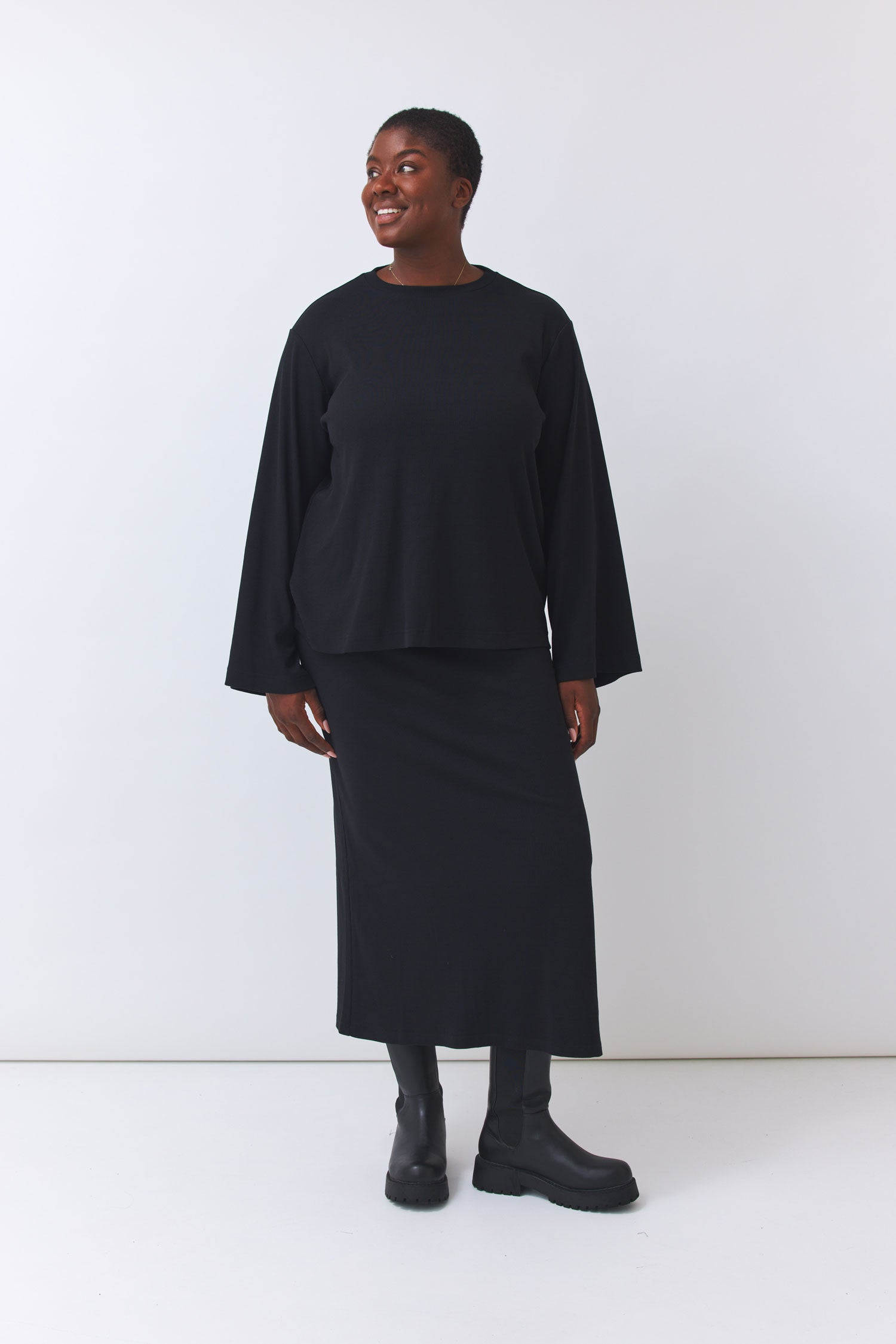 BaÃ¬ge the Label womens vegan Skirt Bea Black
