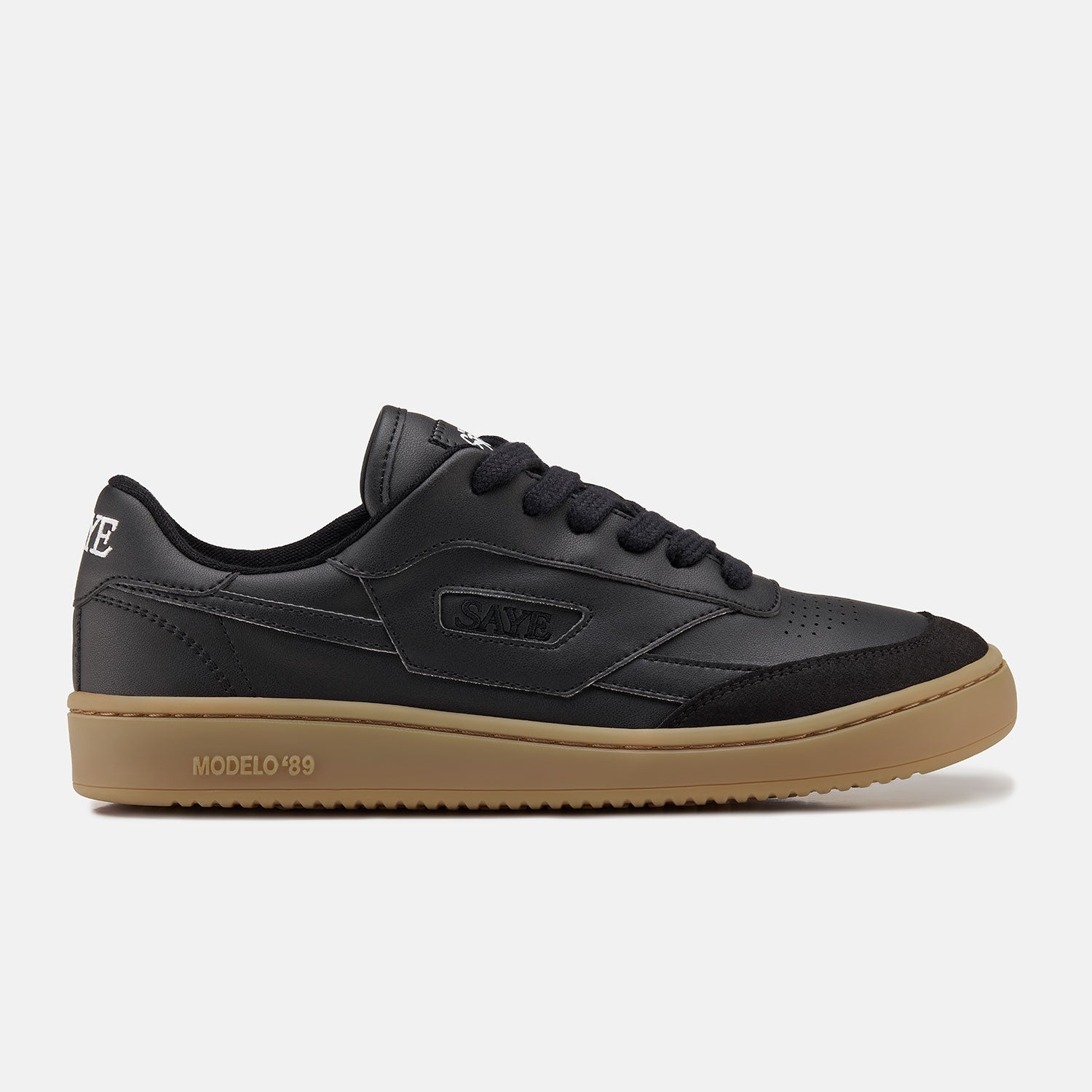 SAYE men vegan Sneakers M89 Ground Black & Caramel