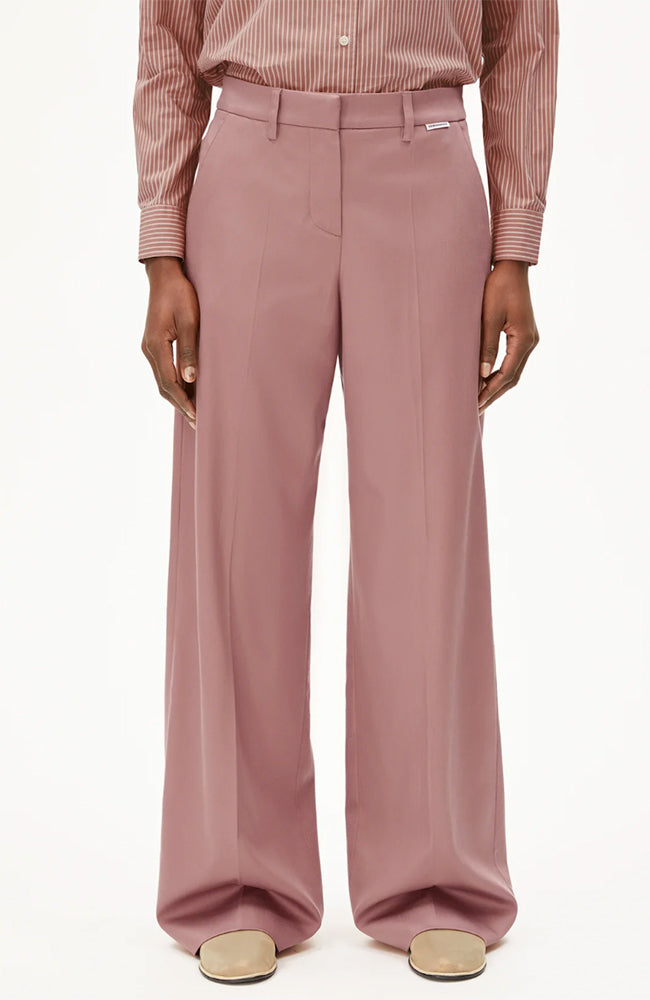 ARMEDANGELS Damen vegan Hose Leandraa Hellbeerenrosa