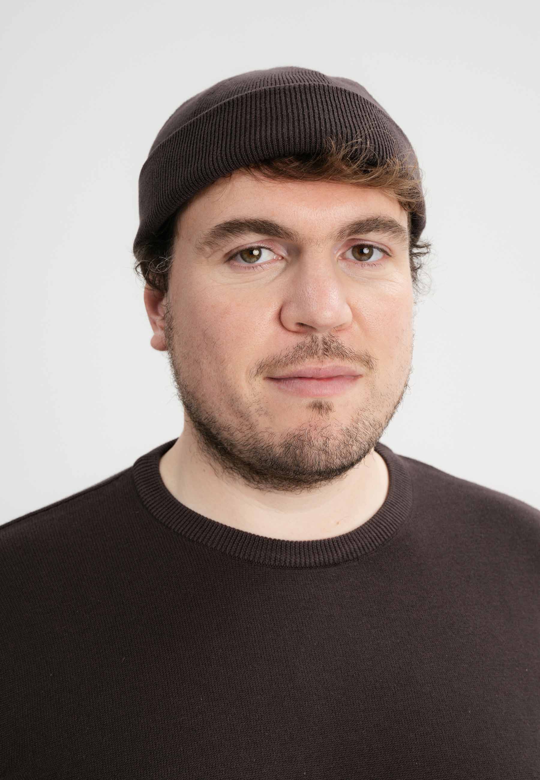 MELA Beanie Short Lesh Dunkelbraun
