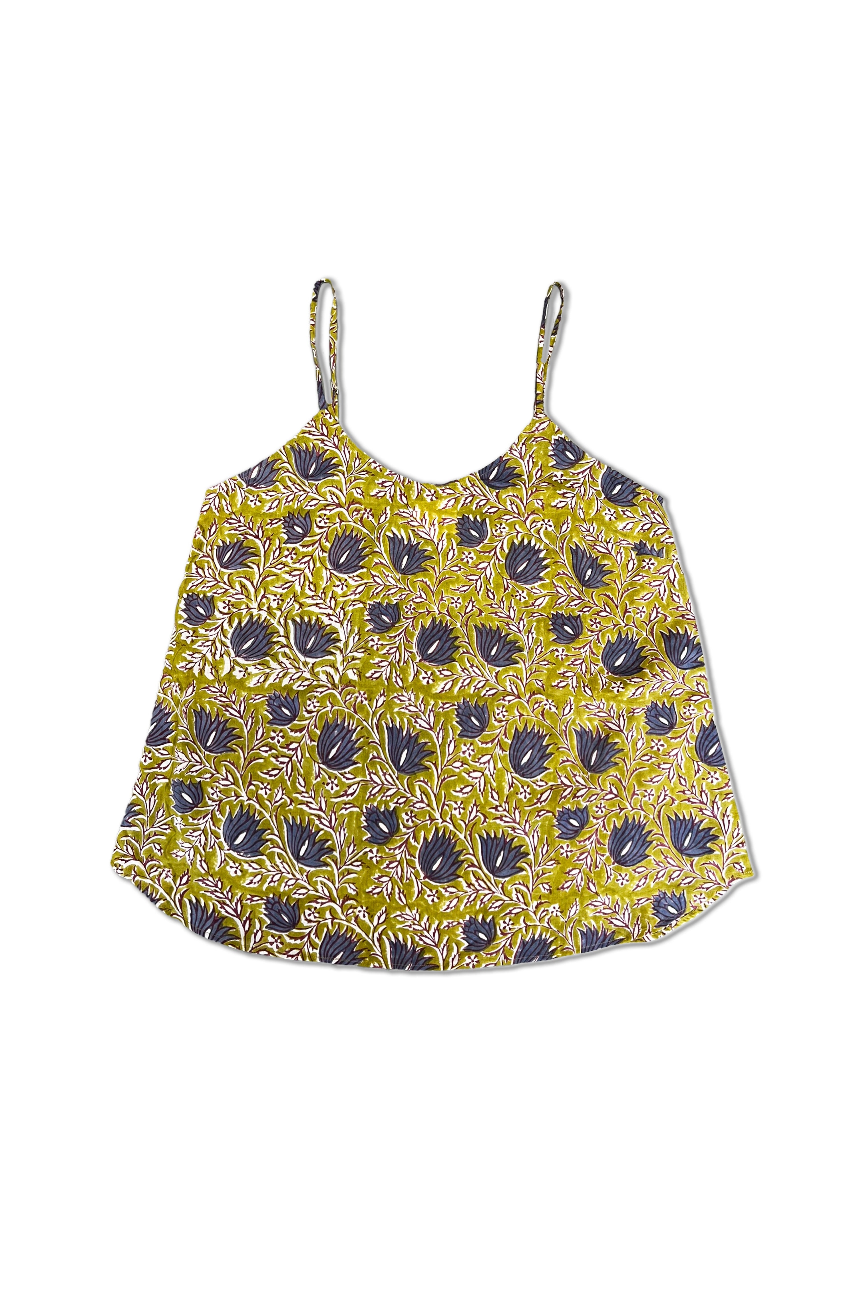 el.résidu Damen vegan Top Priyanka Grün/Violett