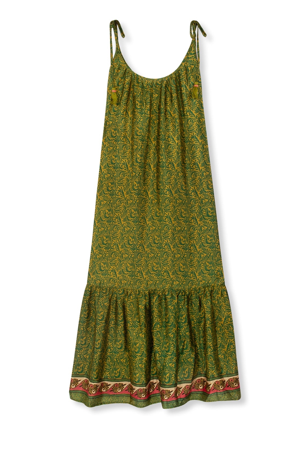 el.résidu Damen vegan Kleid Myra Green