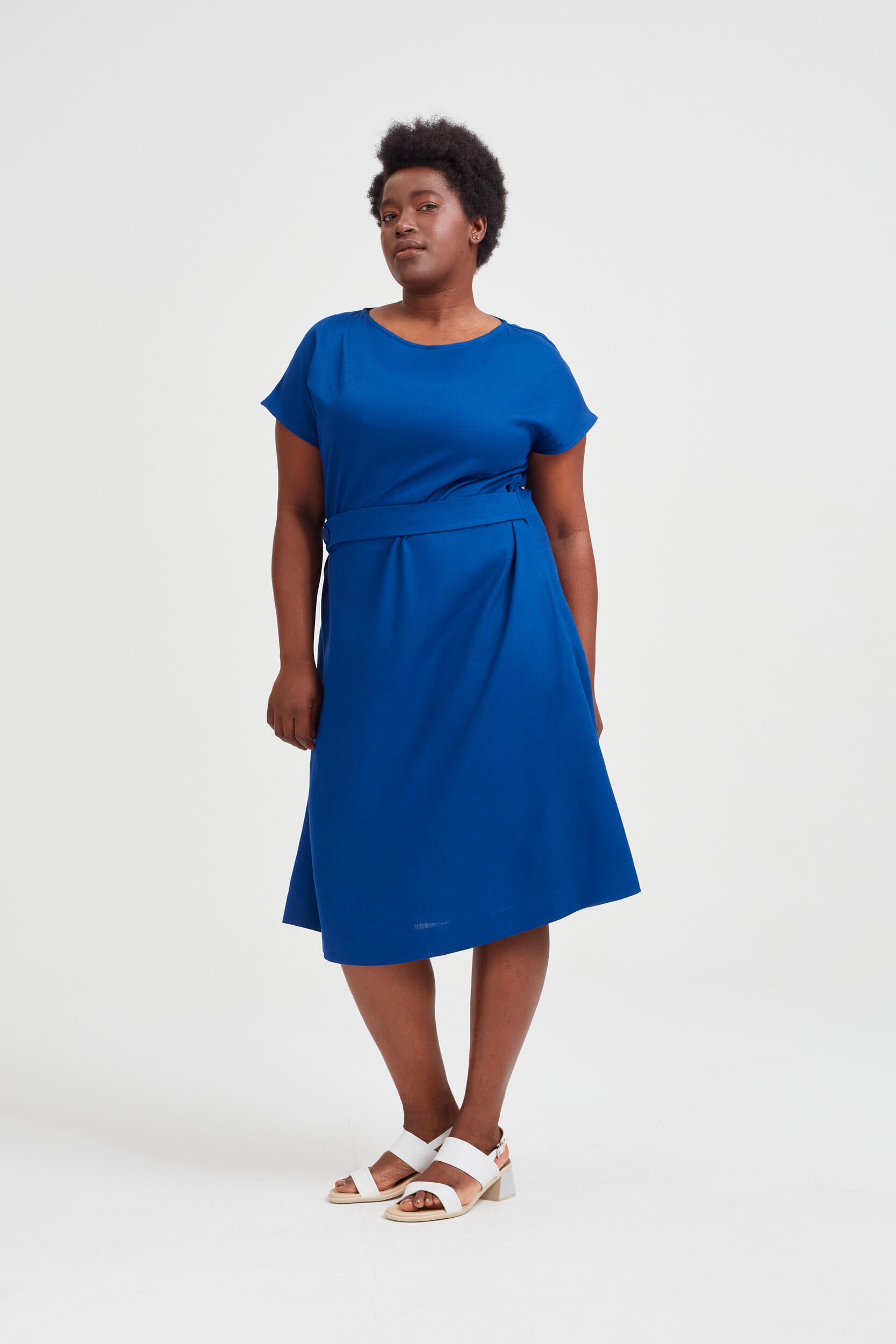 AYANI womens vegan Dress Sati Ocean Blue