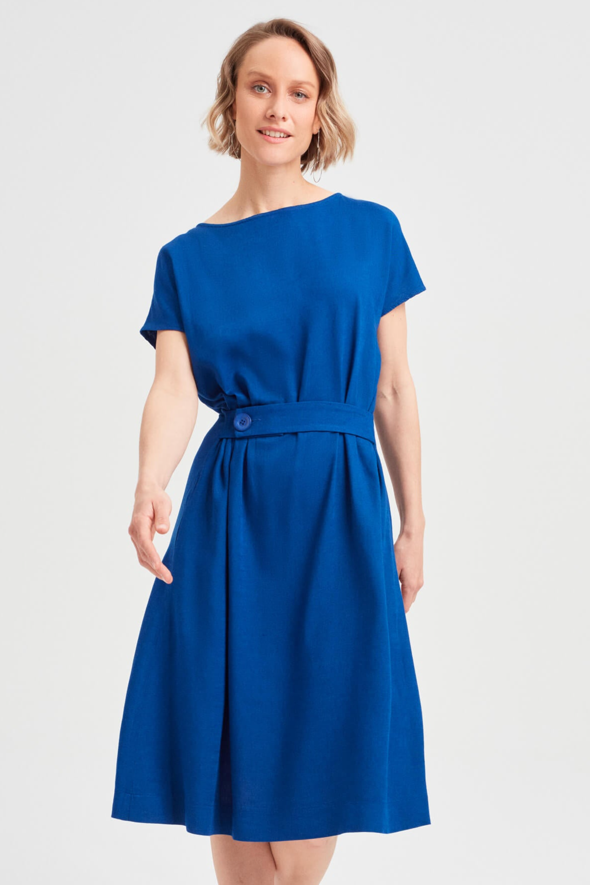Image of AYANI dames vegan Jurk Sati Oceaanblauw