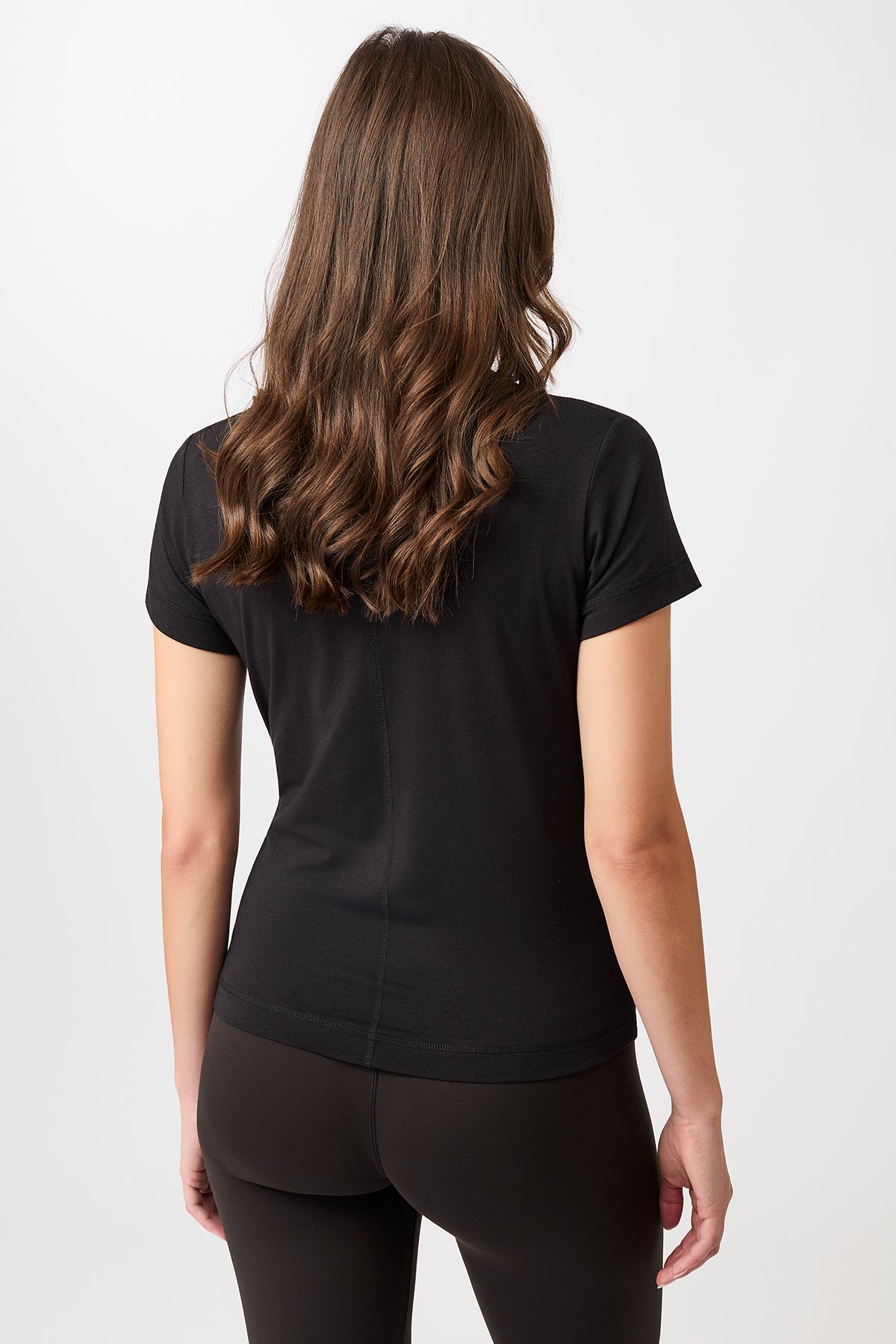 105392 - MANDALA Damen vegan T-Shirt Rest & Recovery Schwarz