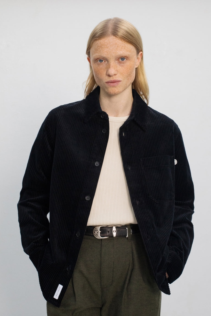 Rotholz Damen vegan Shirt Cord Schwarz