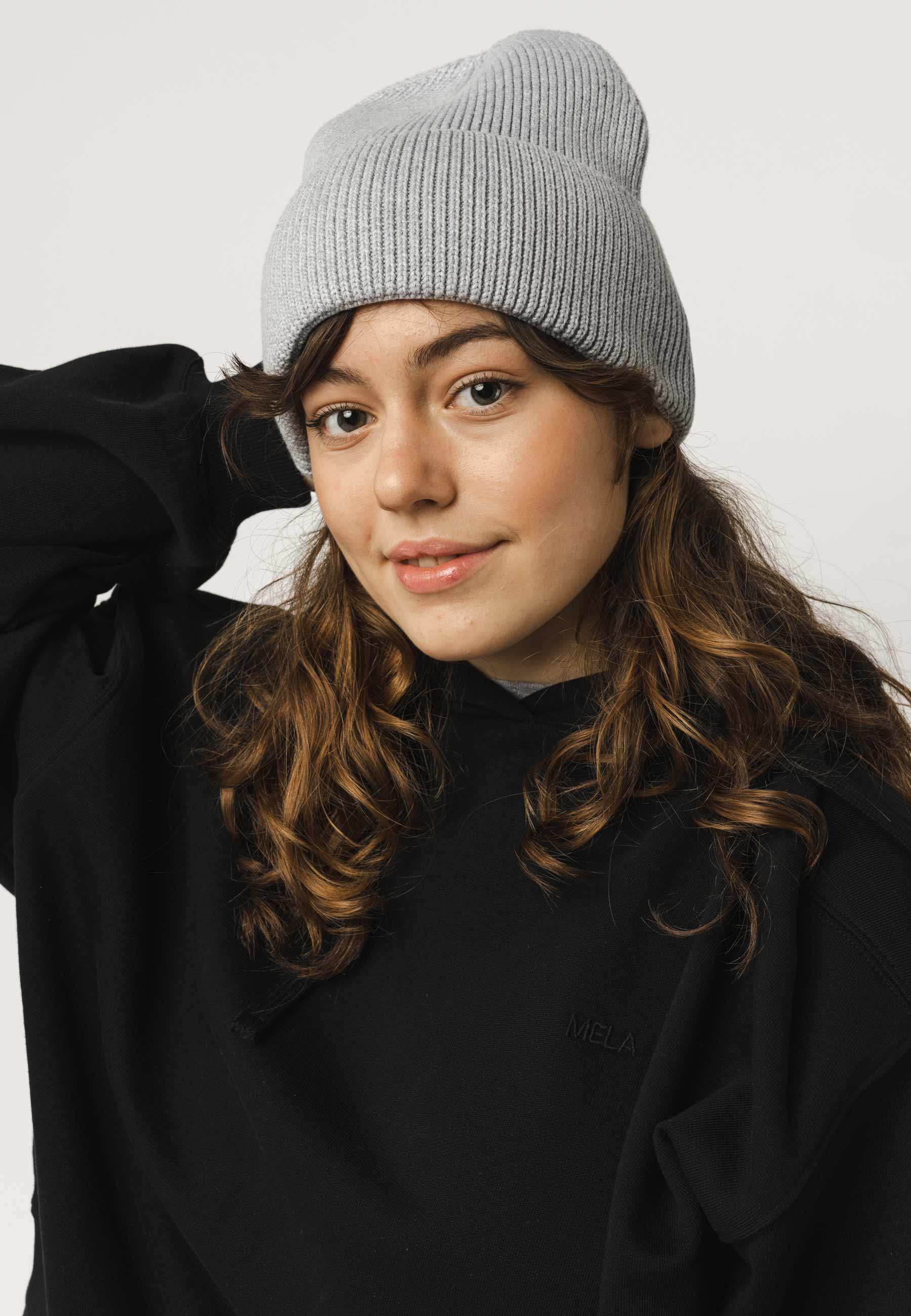 MELA Beanie Kali Gray Melange