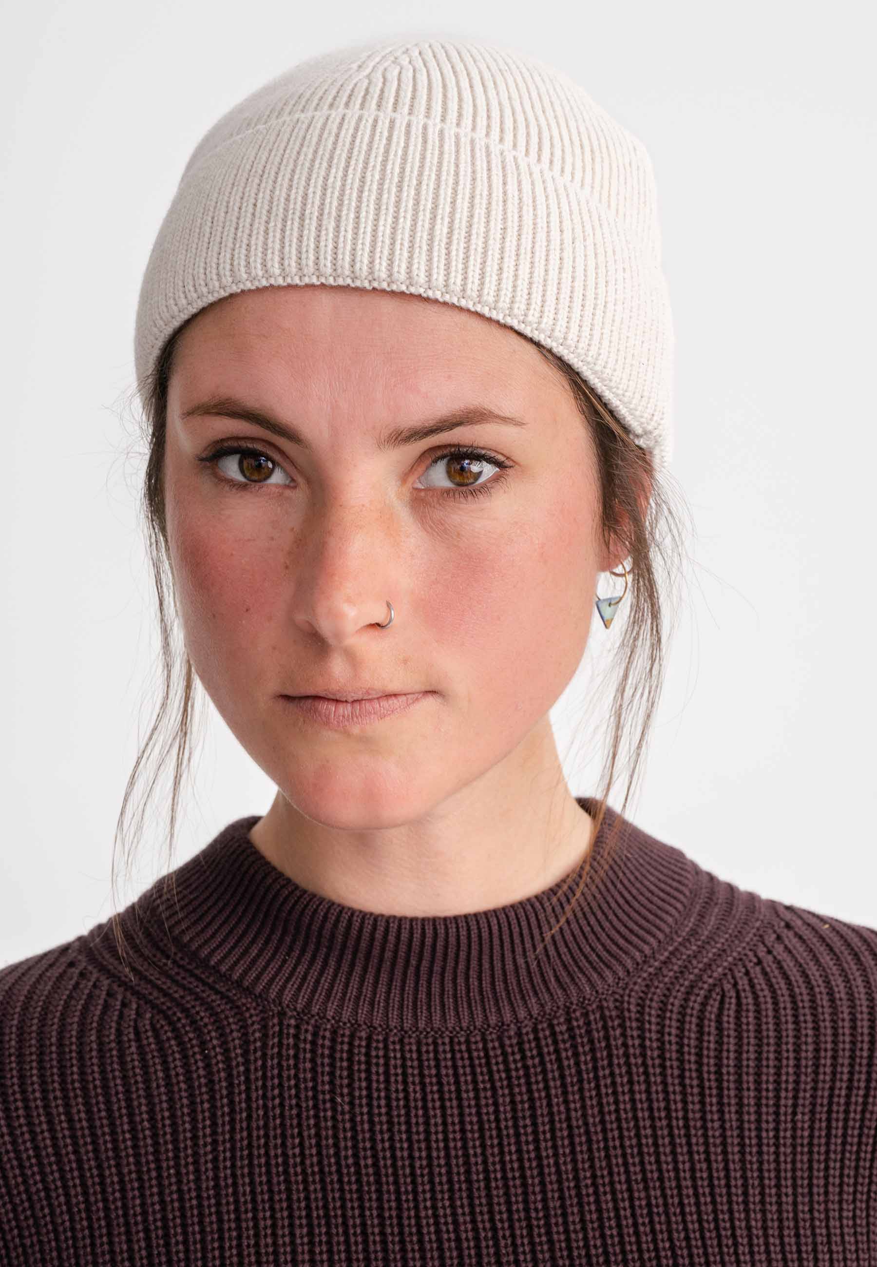 MELA Beanie Short Rafi Creme Melange
