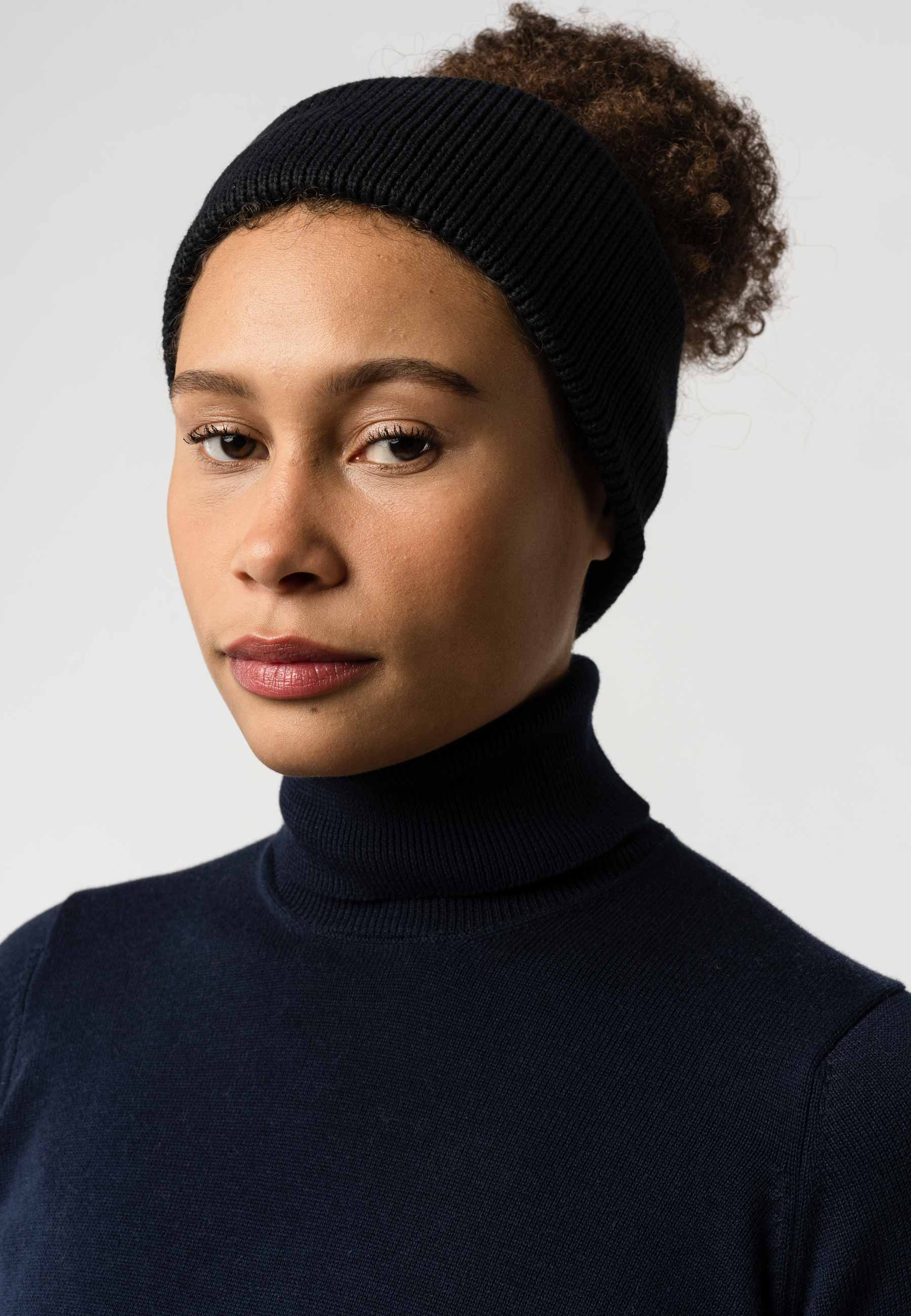 MELA womens vegan Headband Unisex Kiron Black