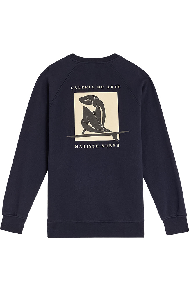 Image of Bask in the Sun mannen vegan Sweatshirt Matisse Marineblauw
