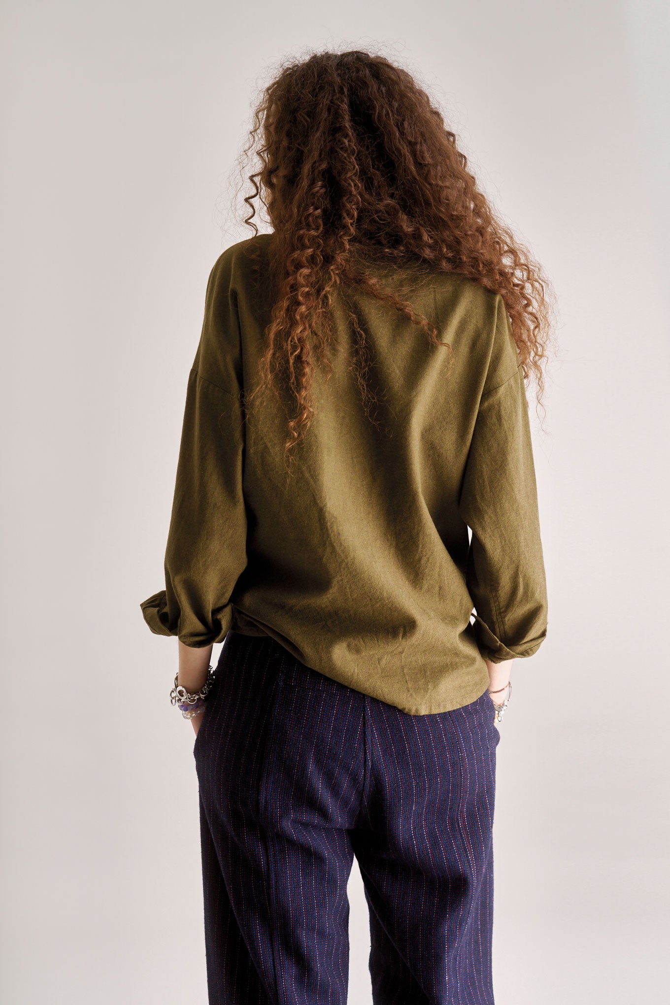 KOMODO womens vegan Shirt Hanako Green