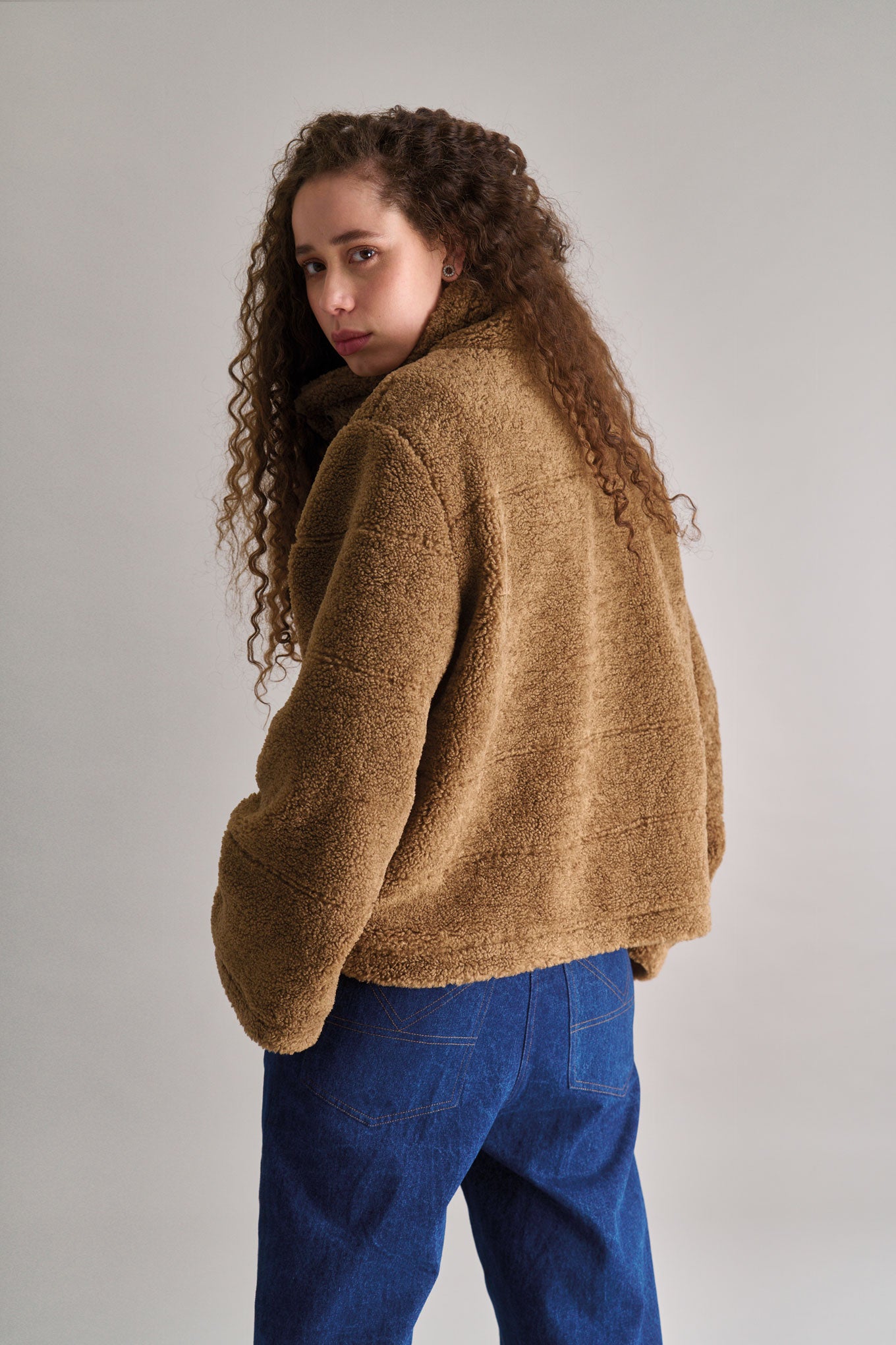 KOMODO womens vegan Jacket Isobel Light Brown