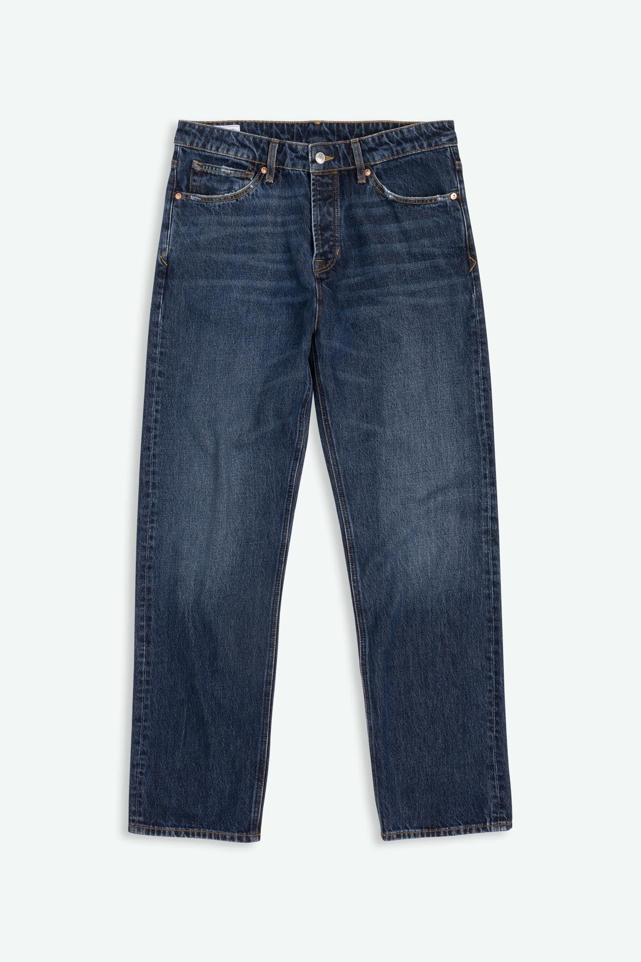Kings of Indigo men vegan Jeans Roy Loose Leg Dark Blue