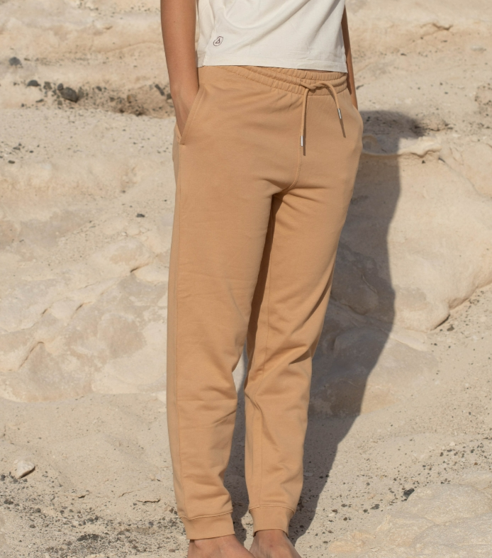 Image of Inaska mannen vegan Joggingbroek Inaska Oker Crème