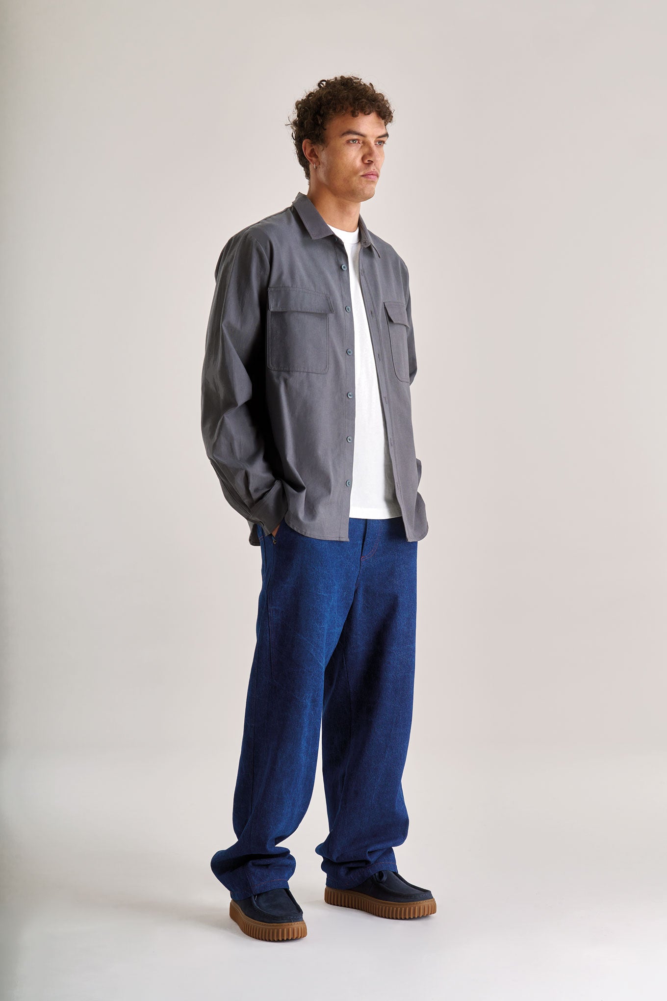 105828 - Herren vegan Hemd Arc Grau 105828 - Herren vegan Hemd Arc Grau