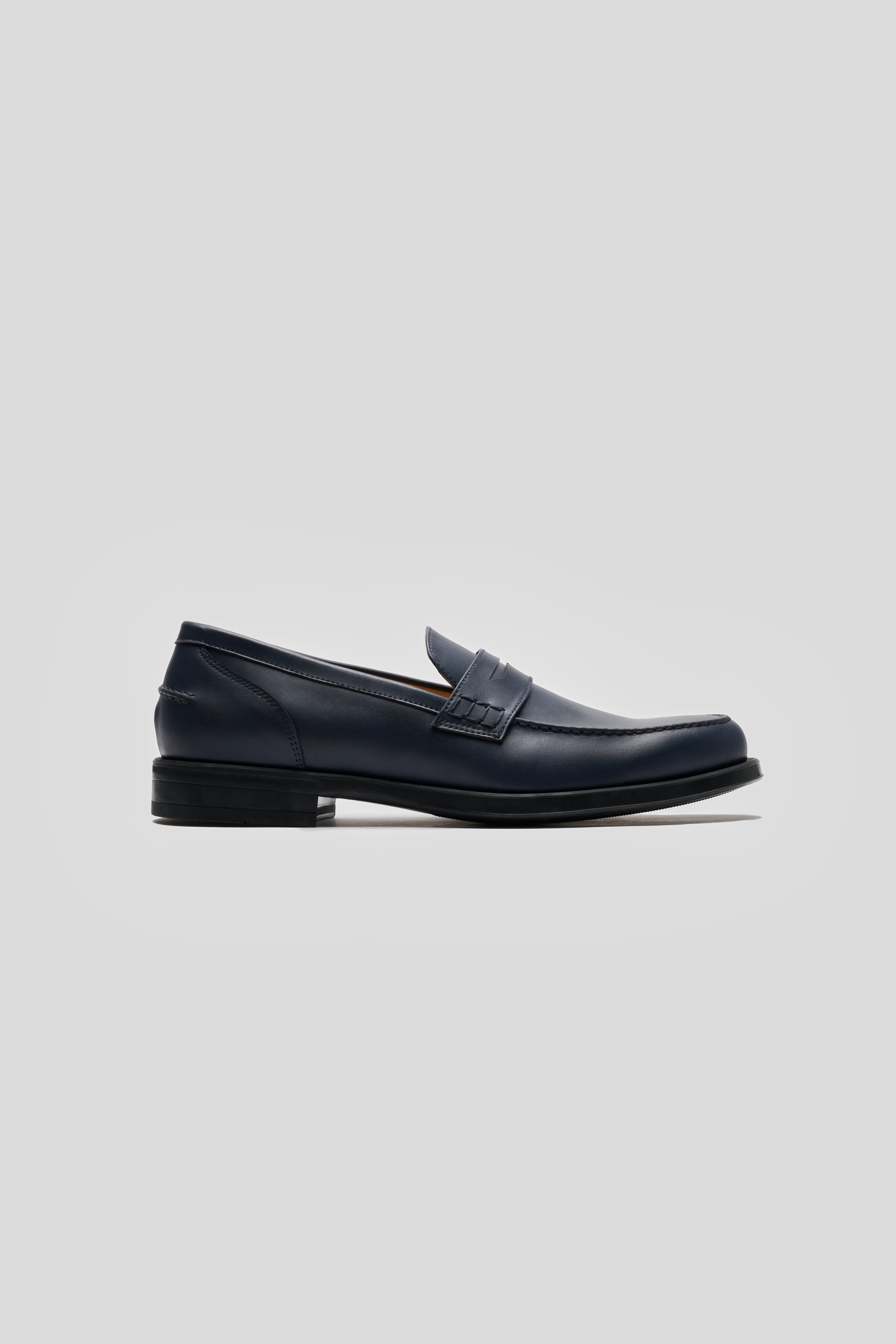 Solari Milano Herren vegan Loafer Marineblau