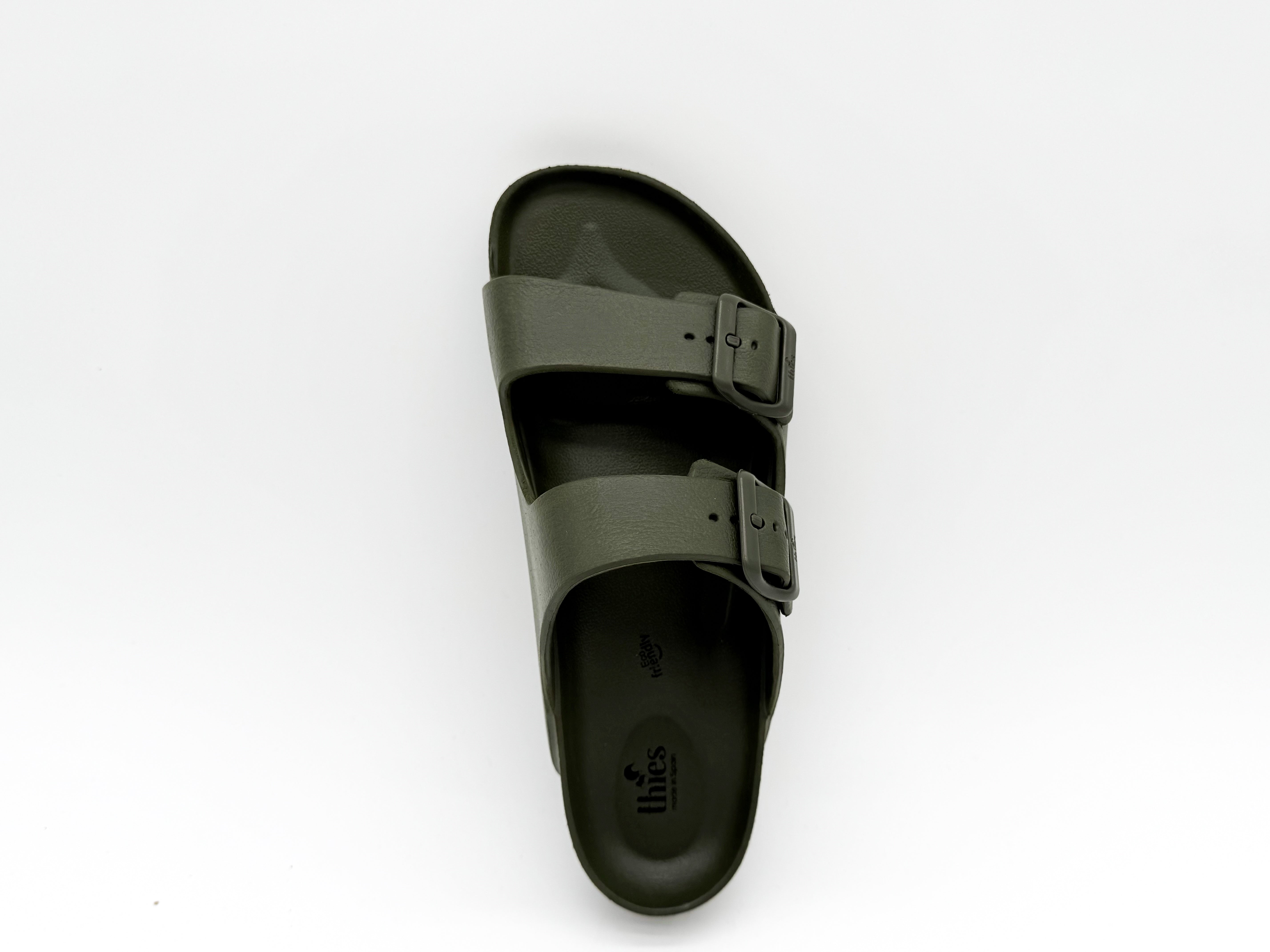 thies Sandalen Ecofoam Olijfgroen