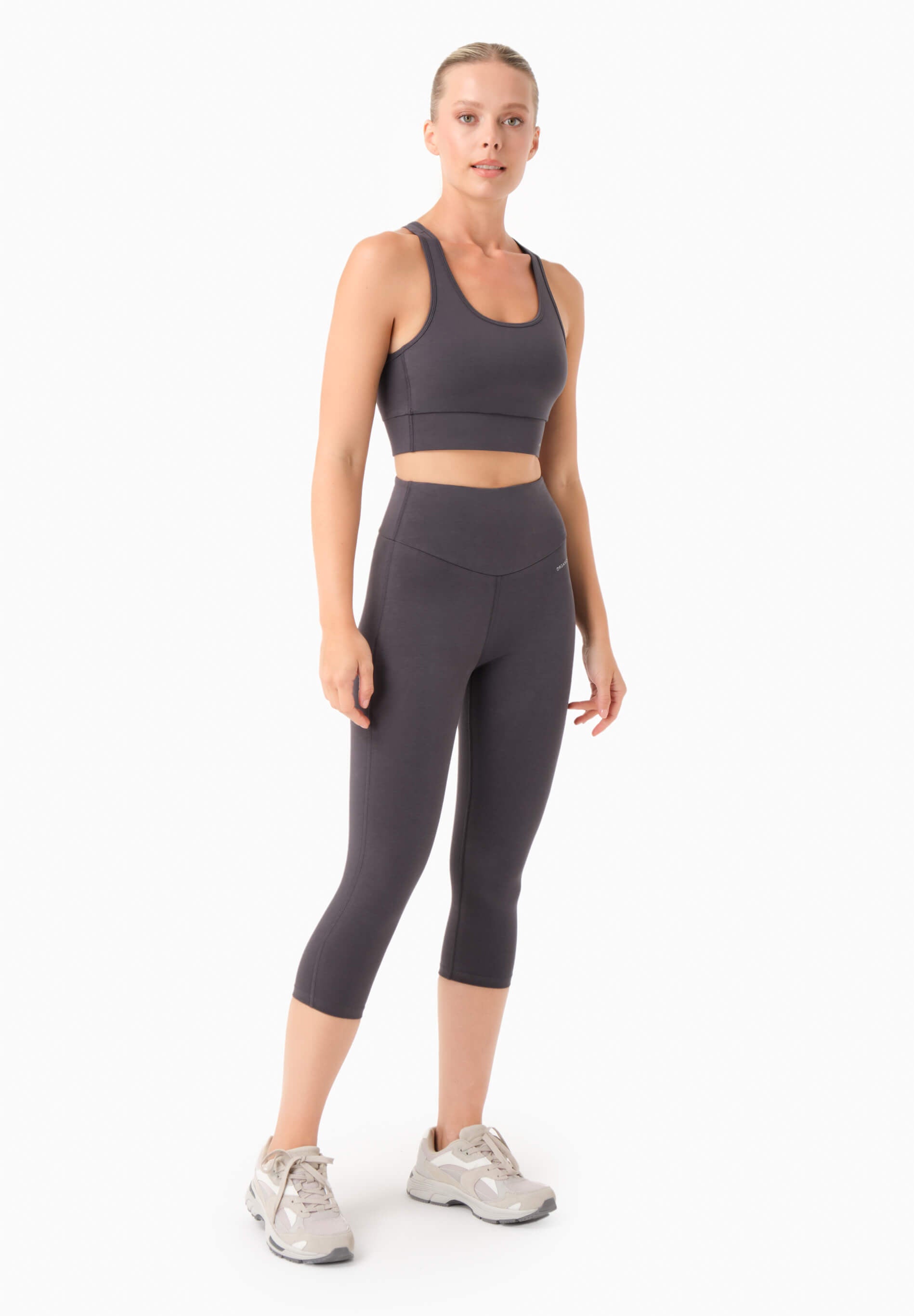 ORGANICATION womens vegan Leggings Capri Lissa Shadow