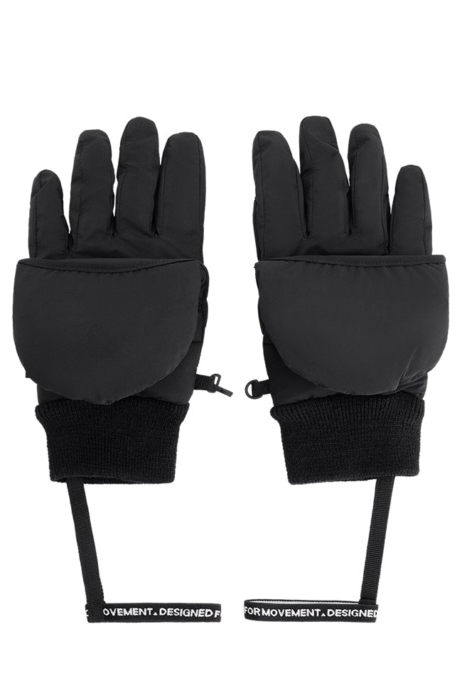 Maium Herren vegan Handschuhe Schwarz