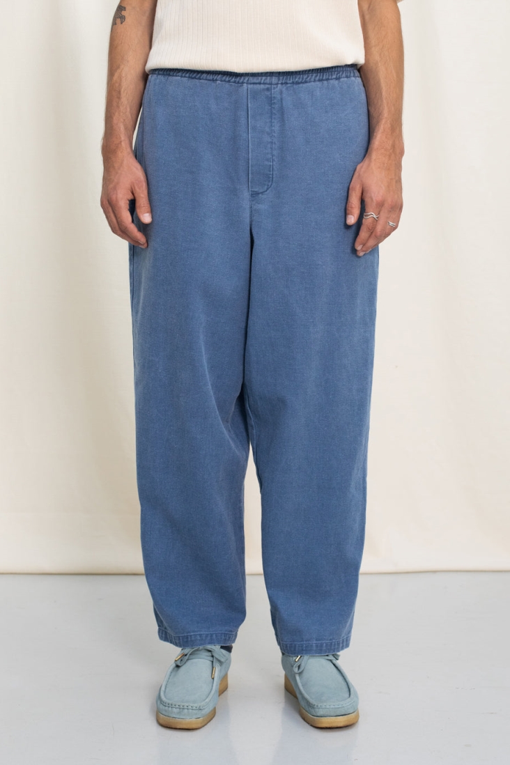 Image of Rotholz mannen vegan Broek Blauwe Denim