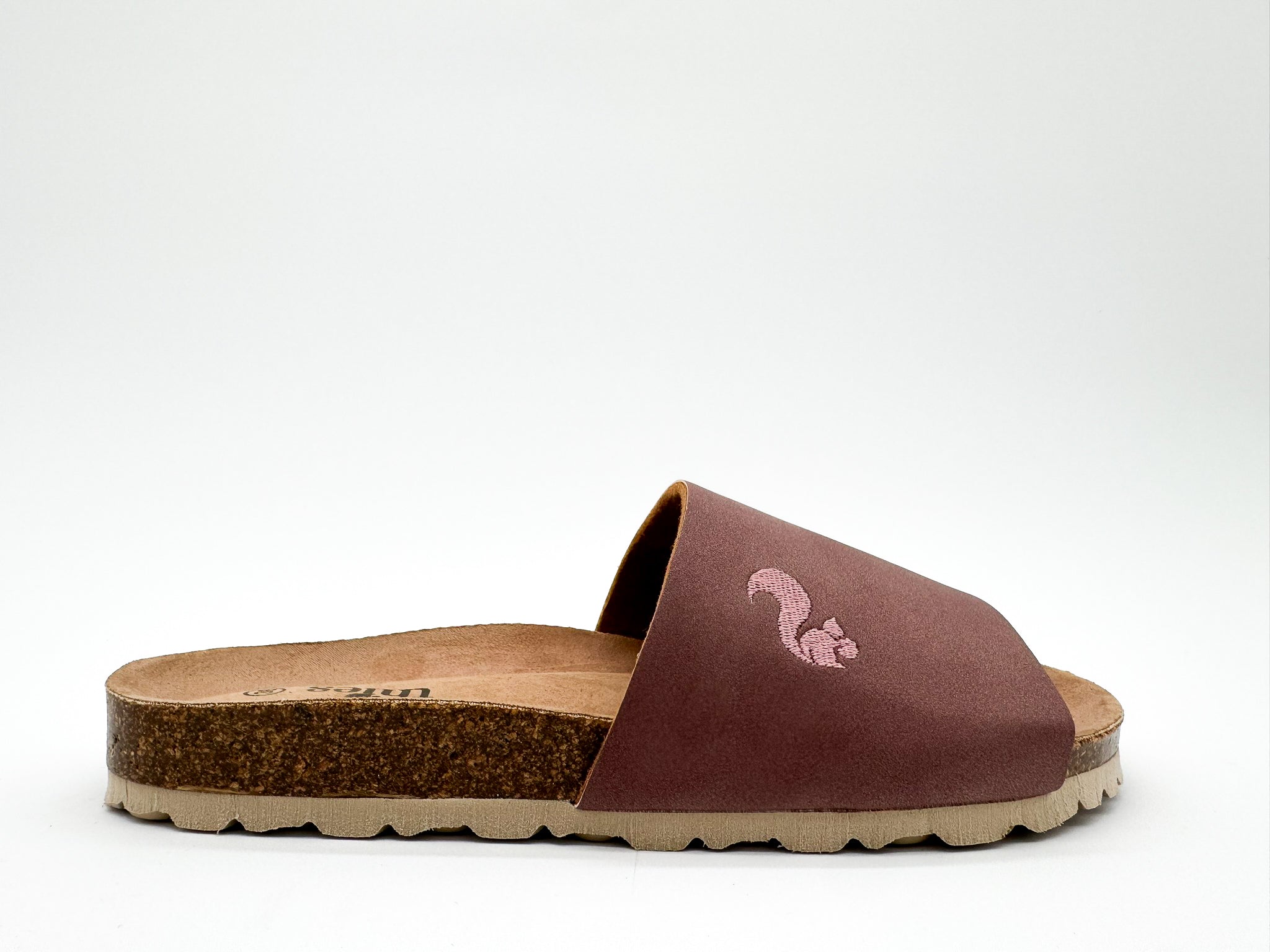 thies womens vegan Slides Pool Eco Purple